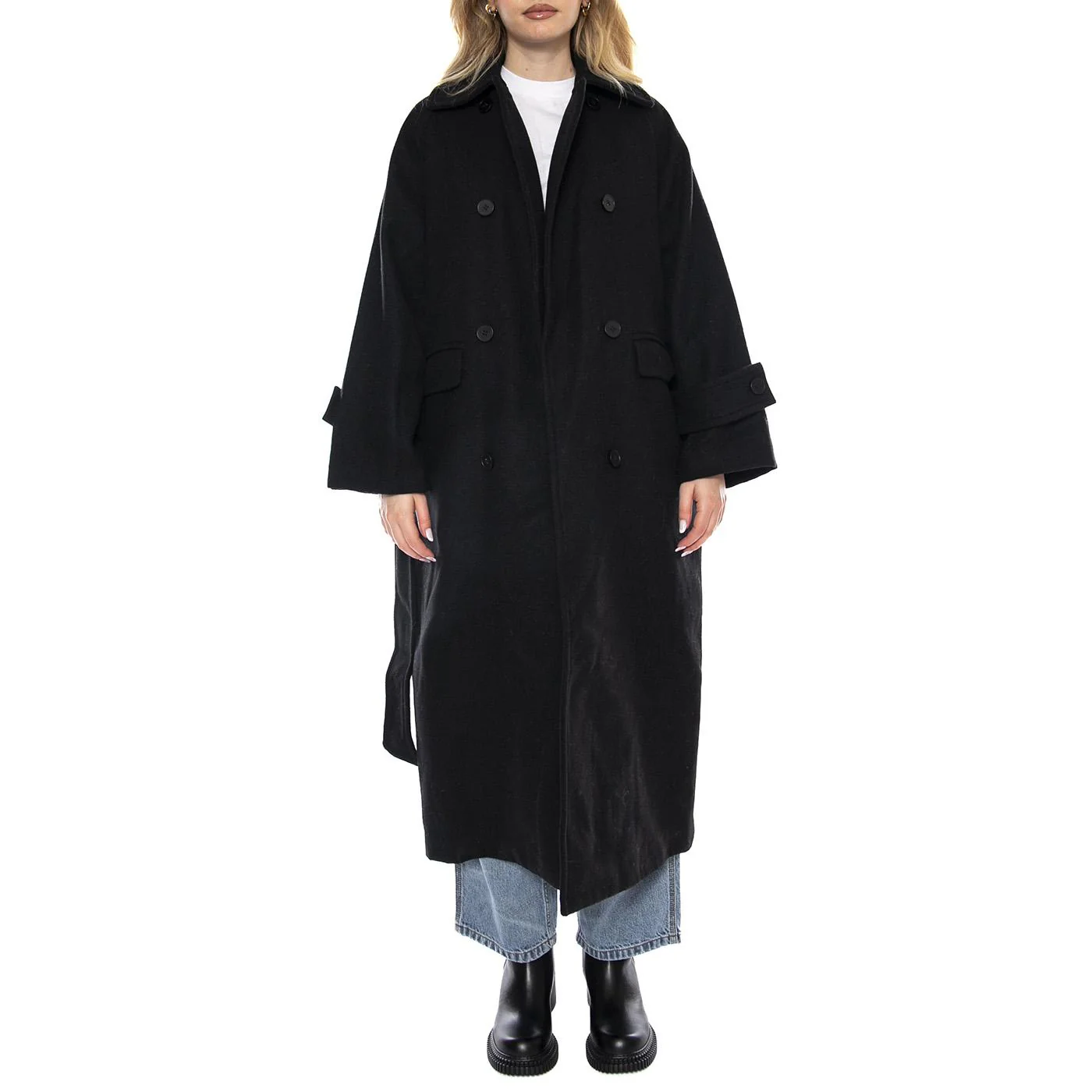 Lissu Black -- Cappotto Donna Nero Donna MINIMUM - Image 2