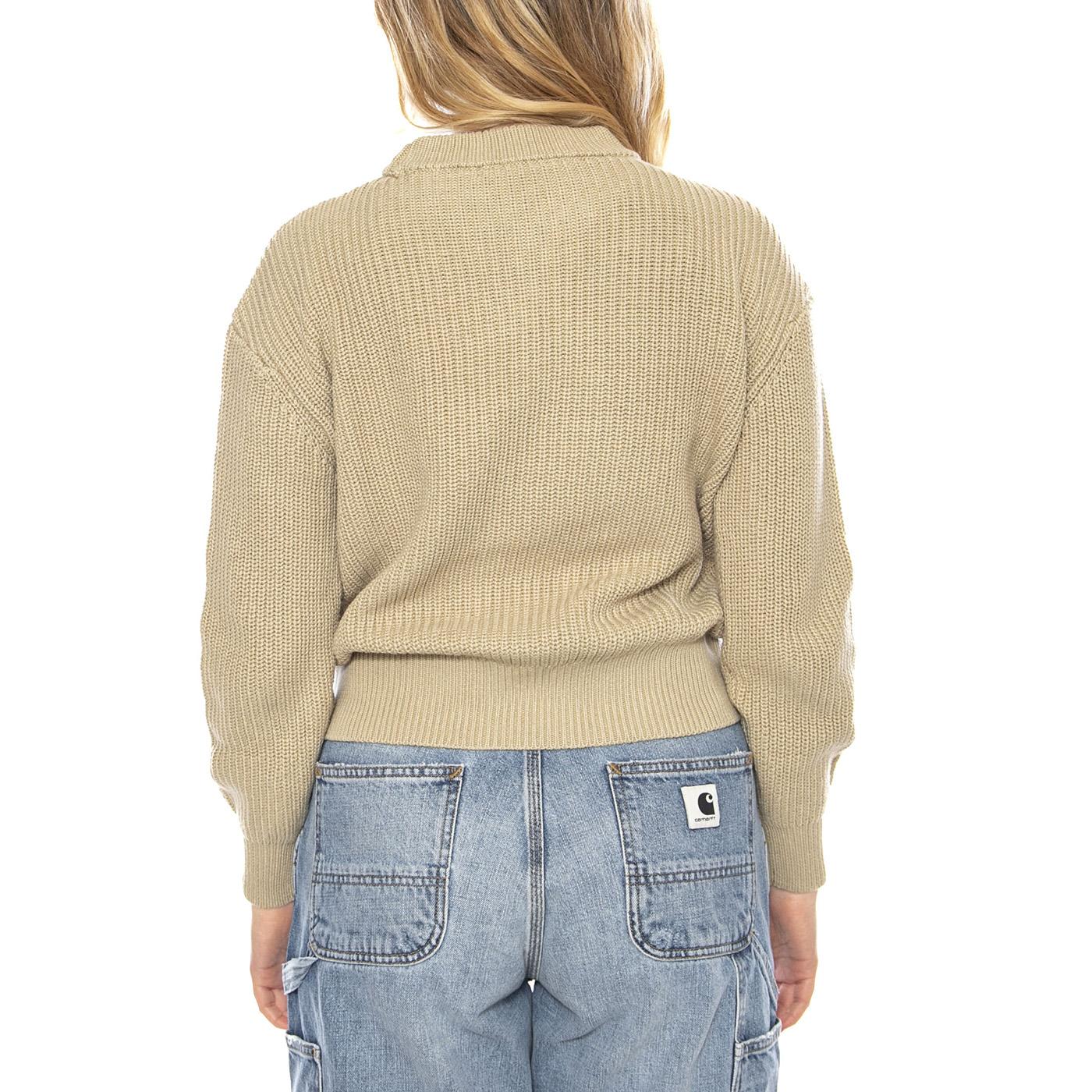 Mikala Jumper G006 GOTS Eucalyptus -- Maglione Donna Donna MINIMUM - Image 3