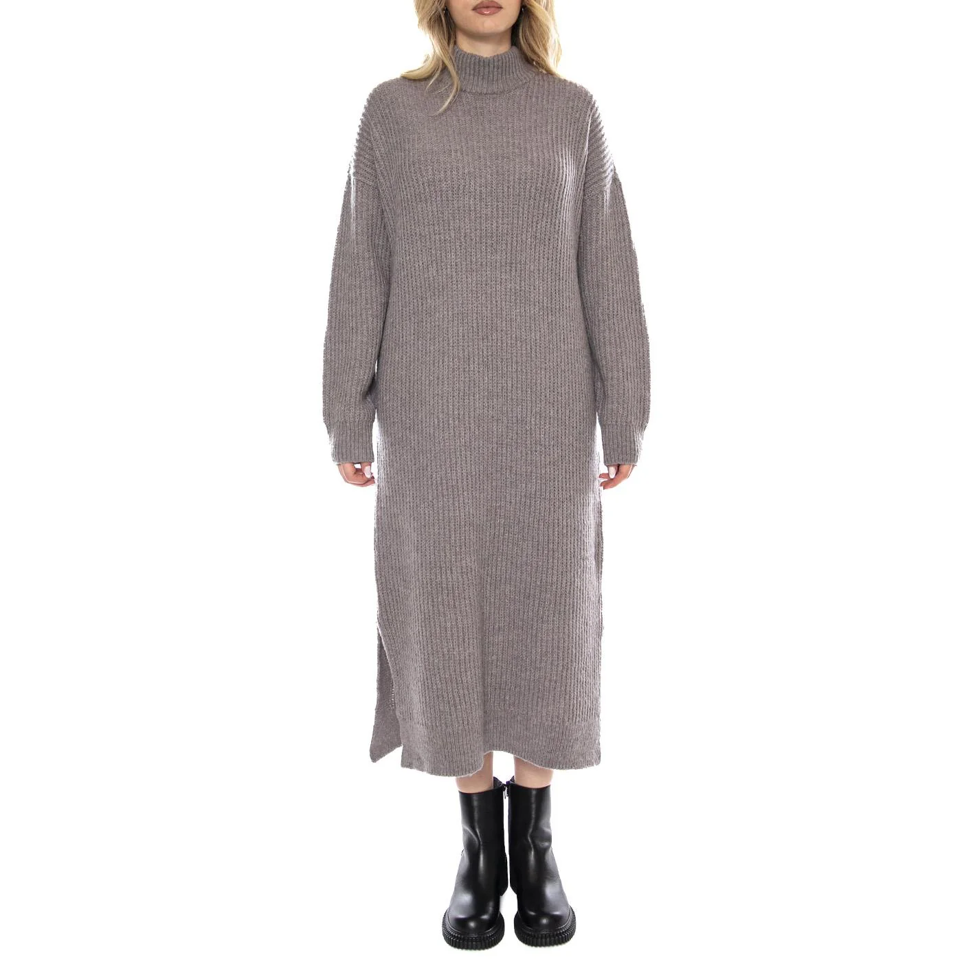 Pippalika Abito Lungo Gull Melange -- Abito Donna Grigio Donna MINIMUM - Image 2