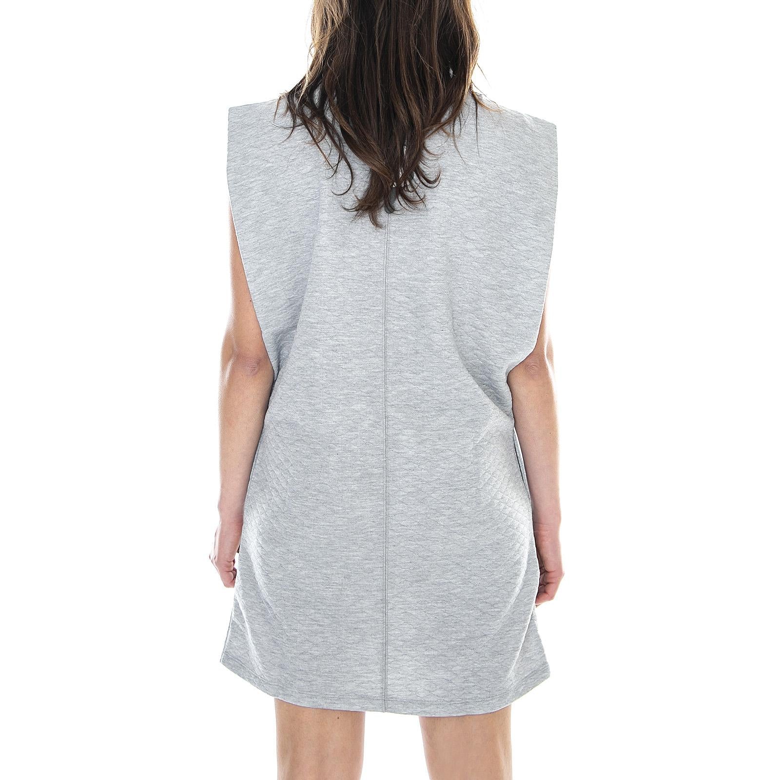 Makaila Quilt Dress - Marl Grey - Abito Donna Grigio Donna MOTEL ROCKS - Image 3