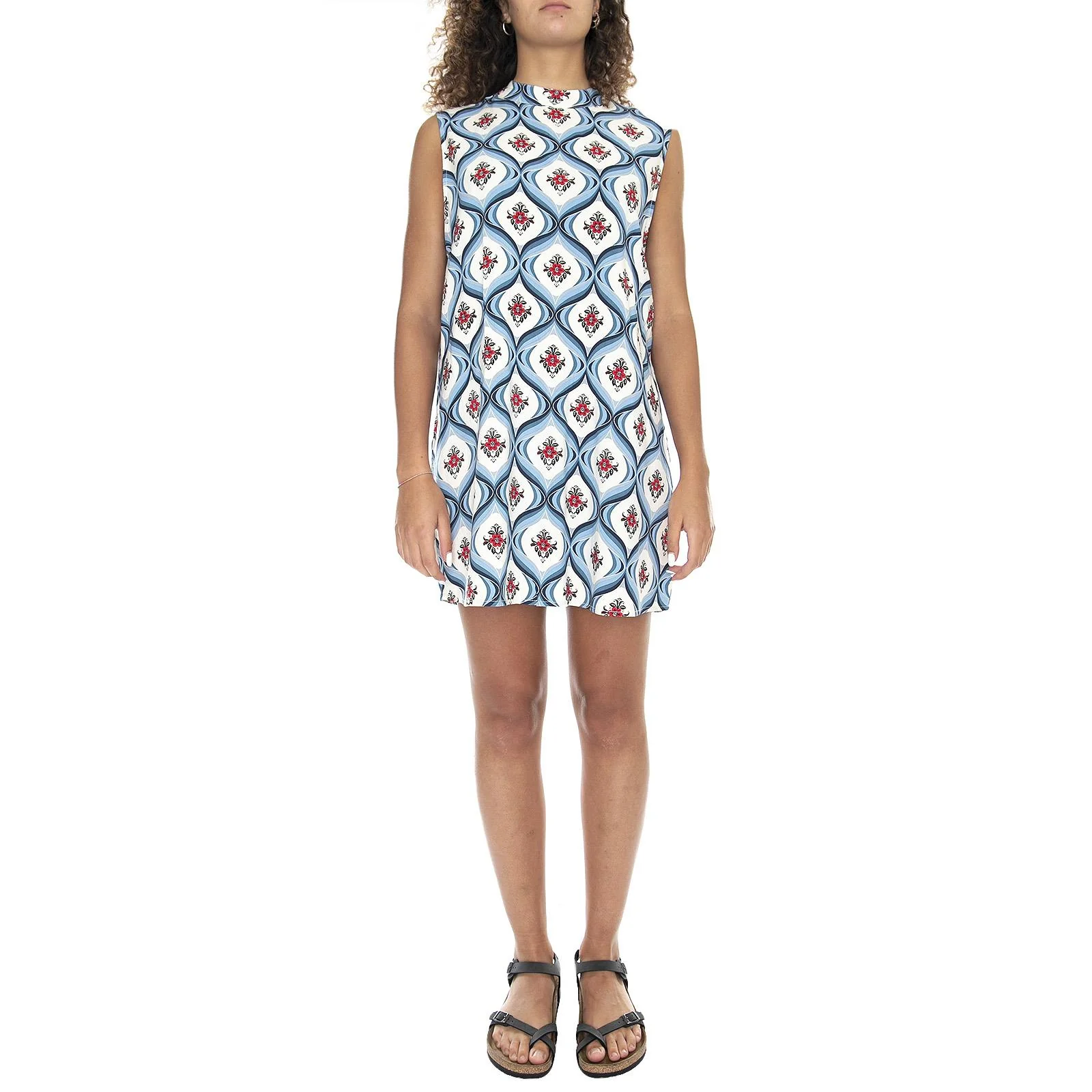 Buddy Retro Dress - Multicoloured Tile - Abito Donna Multicolore  Donna MOTEL ROCKS - Image 2