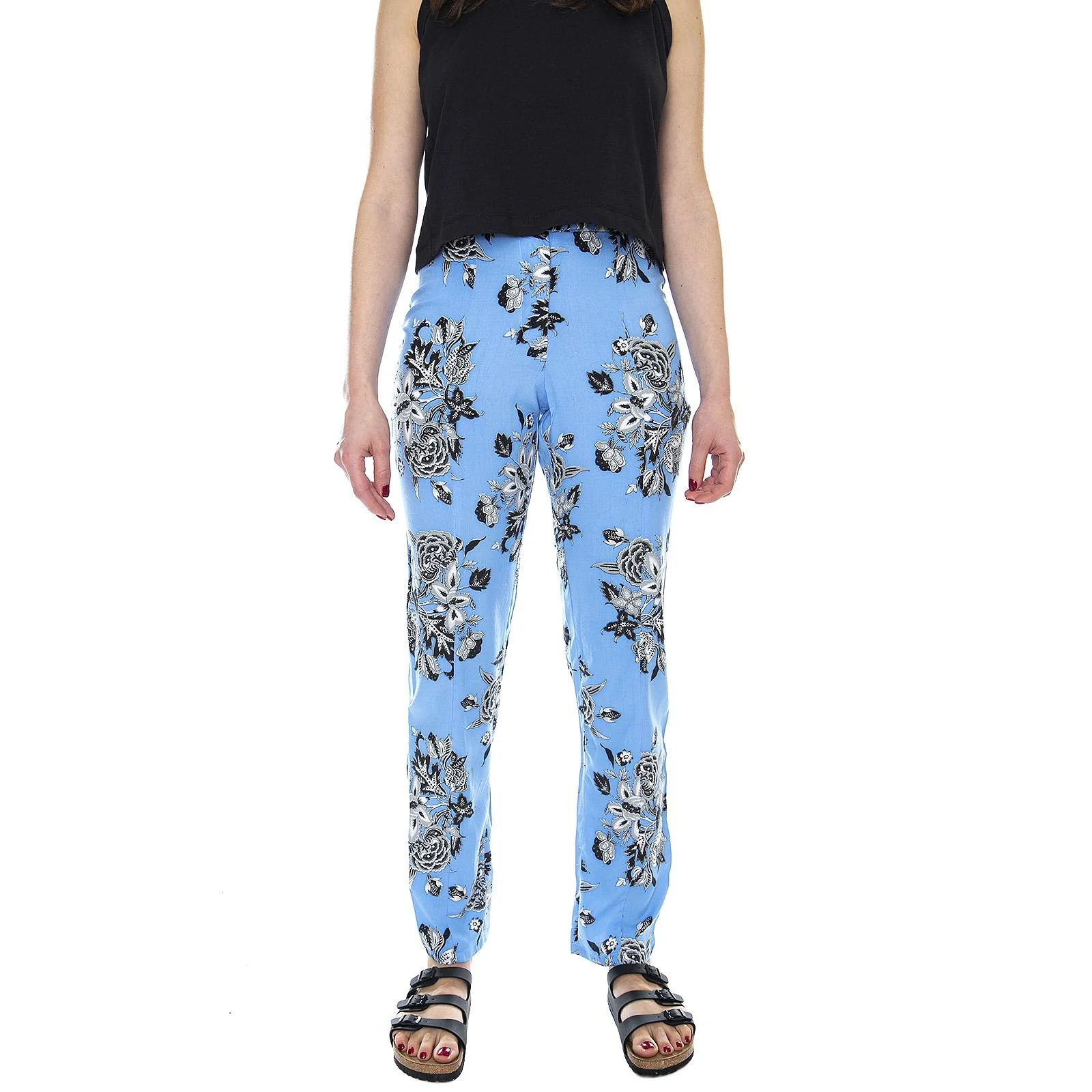 Jeanie Trousers - Morris Flowers - Pantaloni Donna Multicolore  Donna MOTEL ROCKS - Image 2