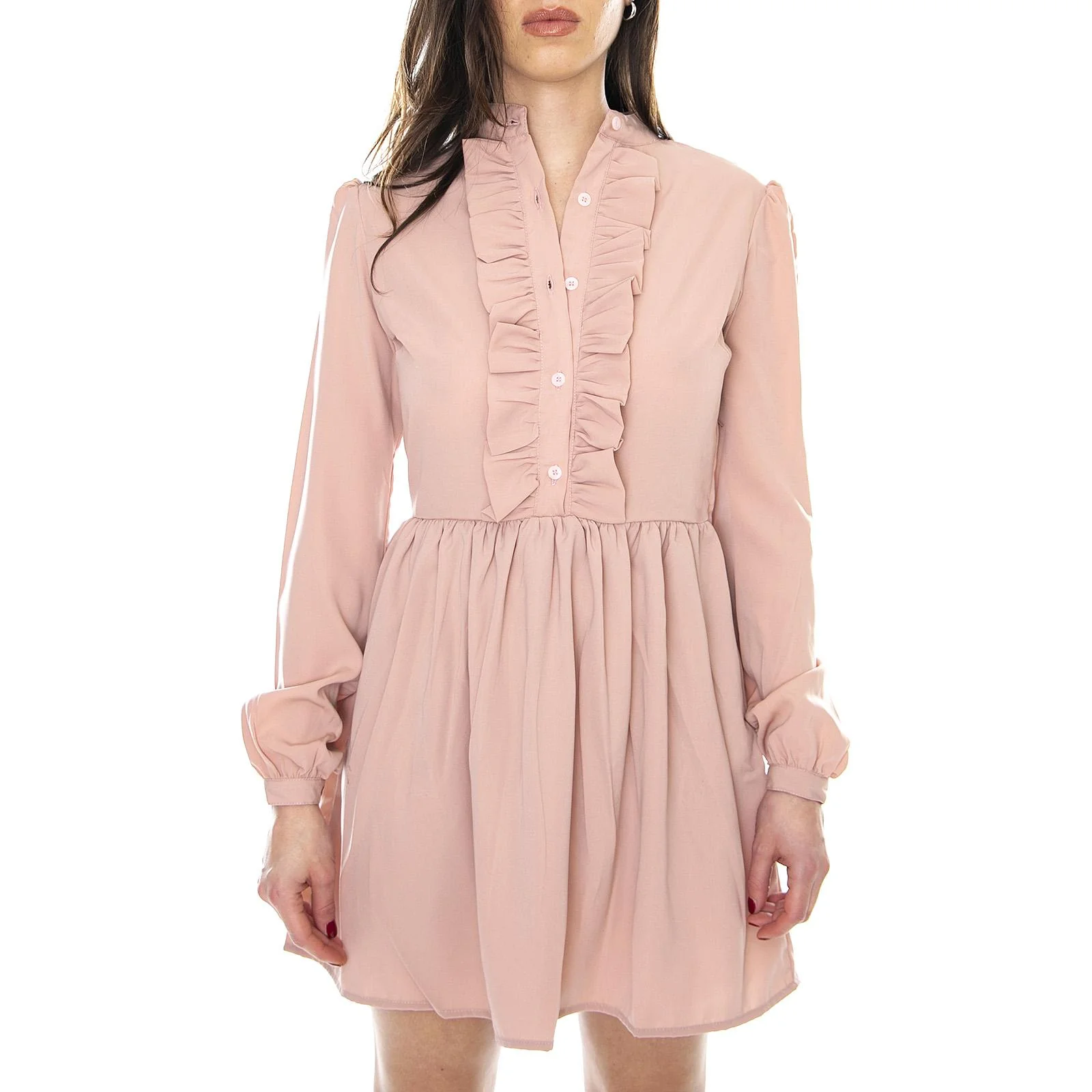 Verna Dress - Blush - Abito Donna Rosa  Donna MOTEL ROCKS - Image 2