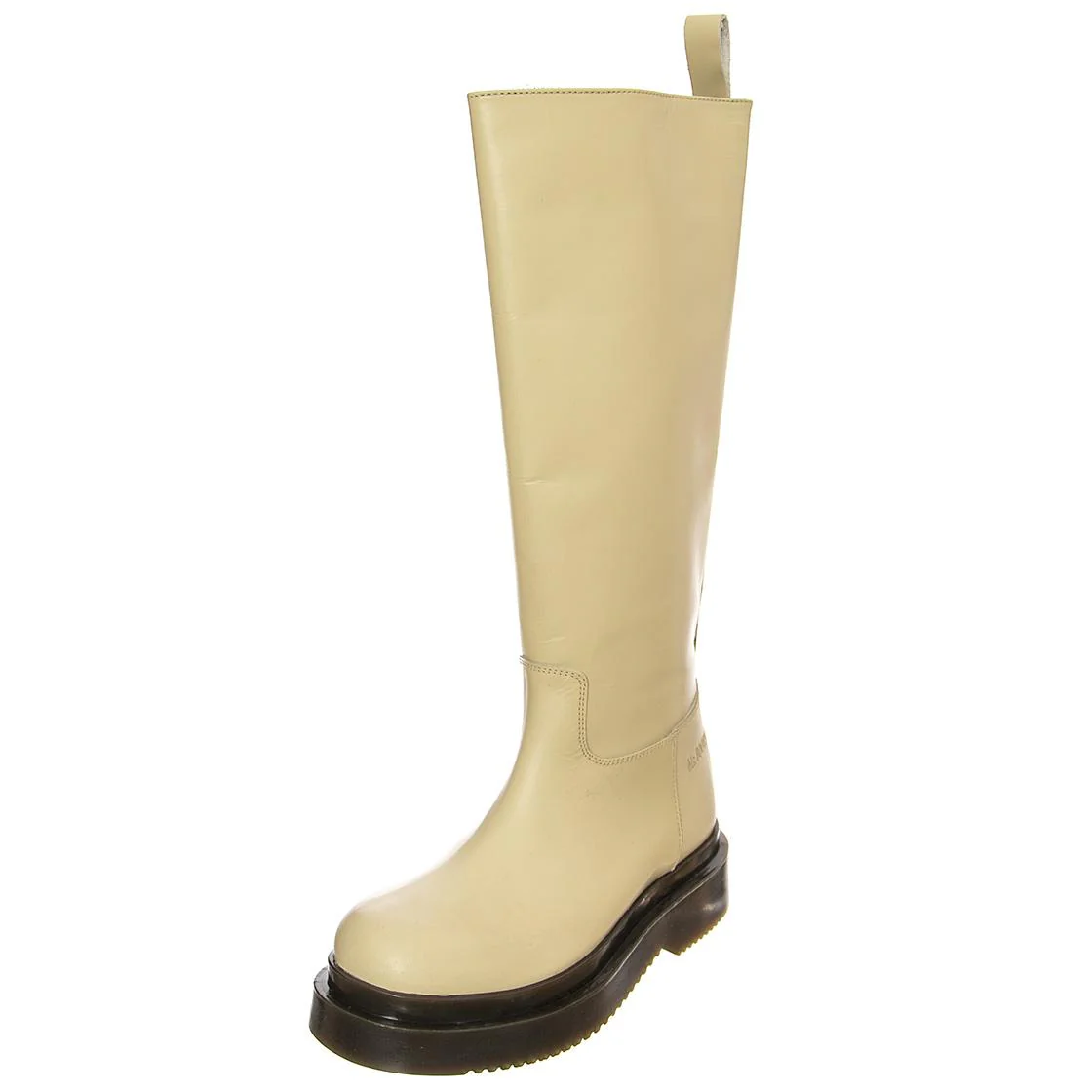 BOOT 20 GREASY MILK - Stivali al Ginocchio Donna Beige  Donna MR BOOTS