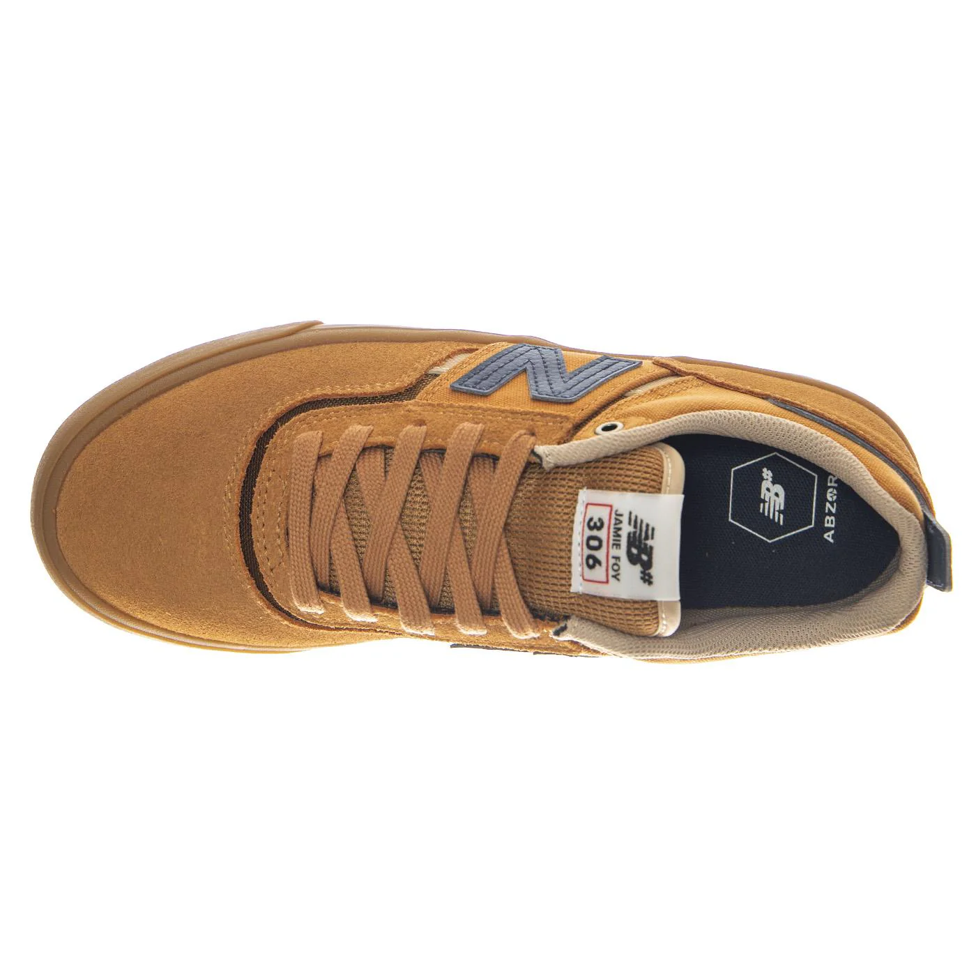 Numeric NM306TNB Brown Suede/Mesh - Scarpe Stringate Uomo Marroni Uomo NEW BALANCE - Image 6