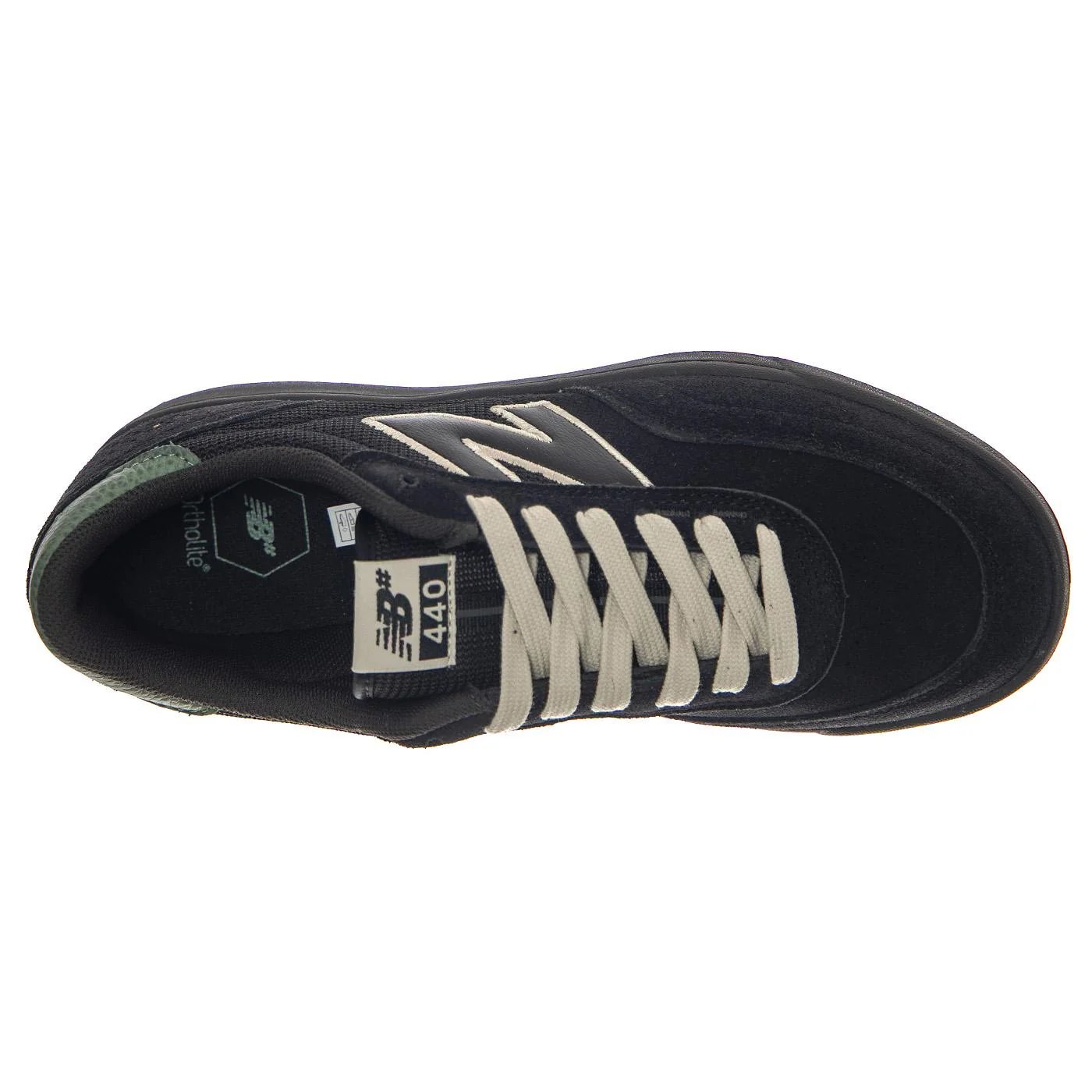 Numeric Skateboarding Black Leather/Textile - Scarpe Profilo Basso Uomo Nere Uomo NEW BALANCE - Image 6