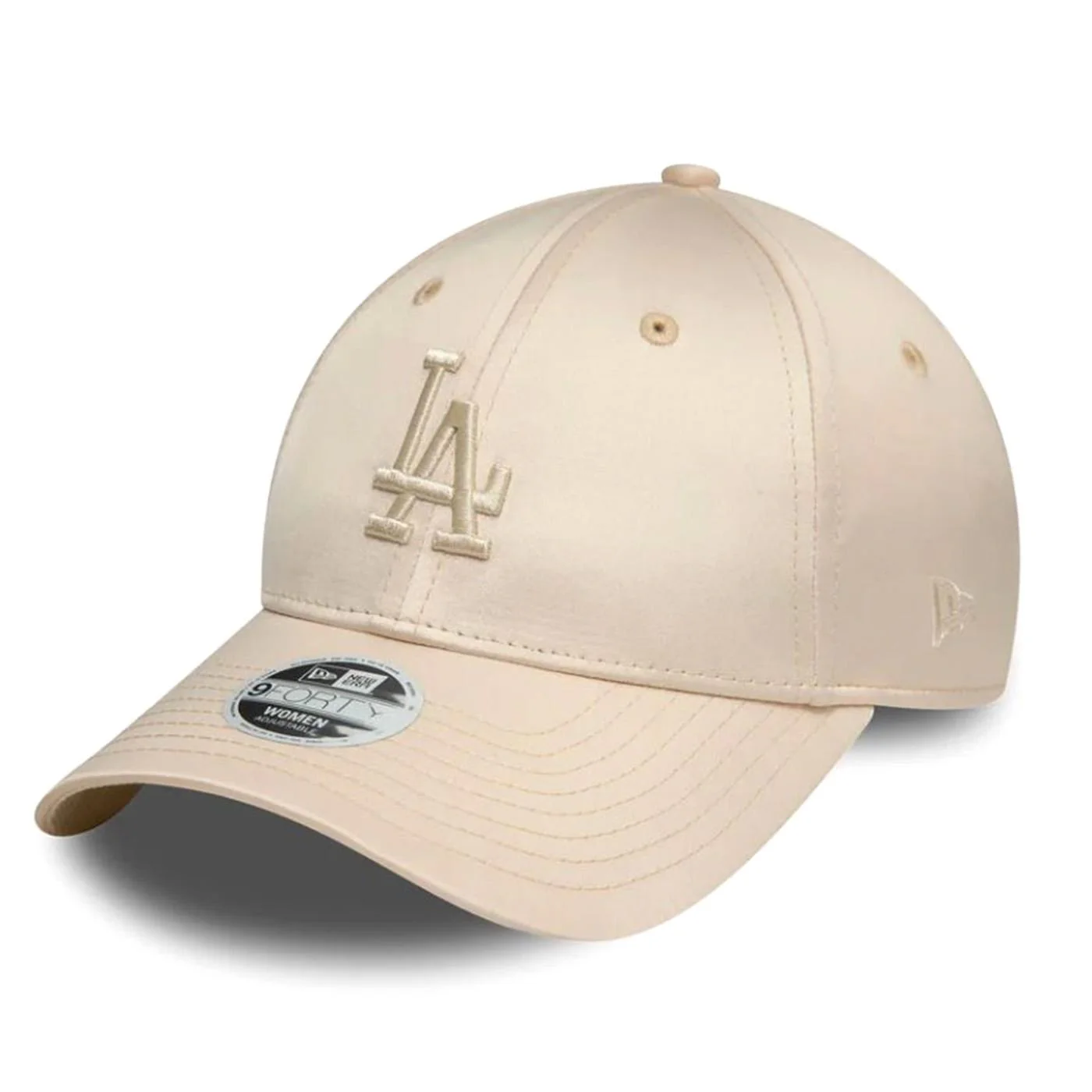 Female Satin 9Forty Los Angleses Dodgers - Cappellino con Visiera Beige ACCESSORI NEW ERA
