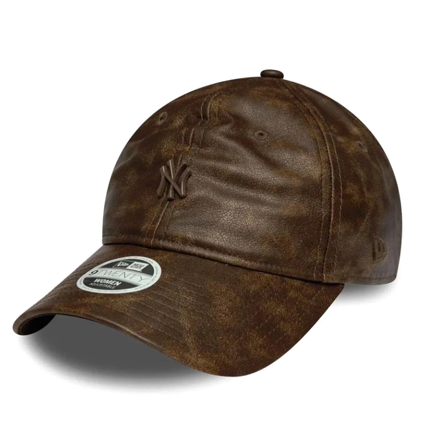 Female Worn PU 9Twenty® New York Yankees Brown - Cappellino con Visiera Donna Marrone ACCESSORI NEW ERA