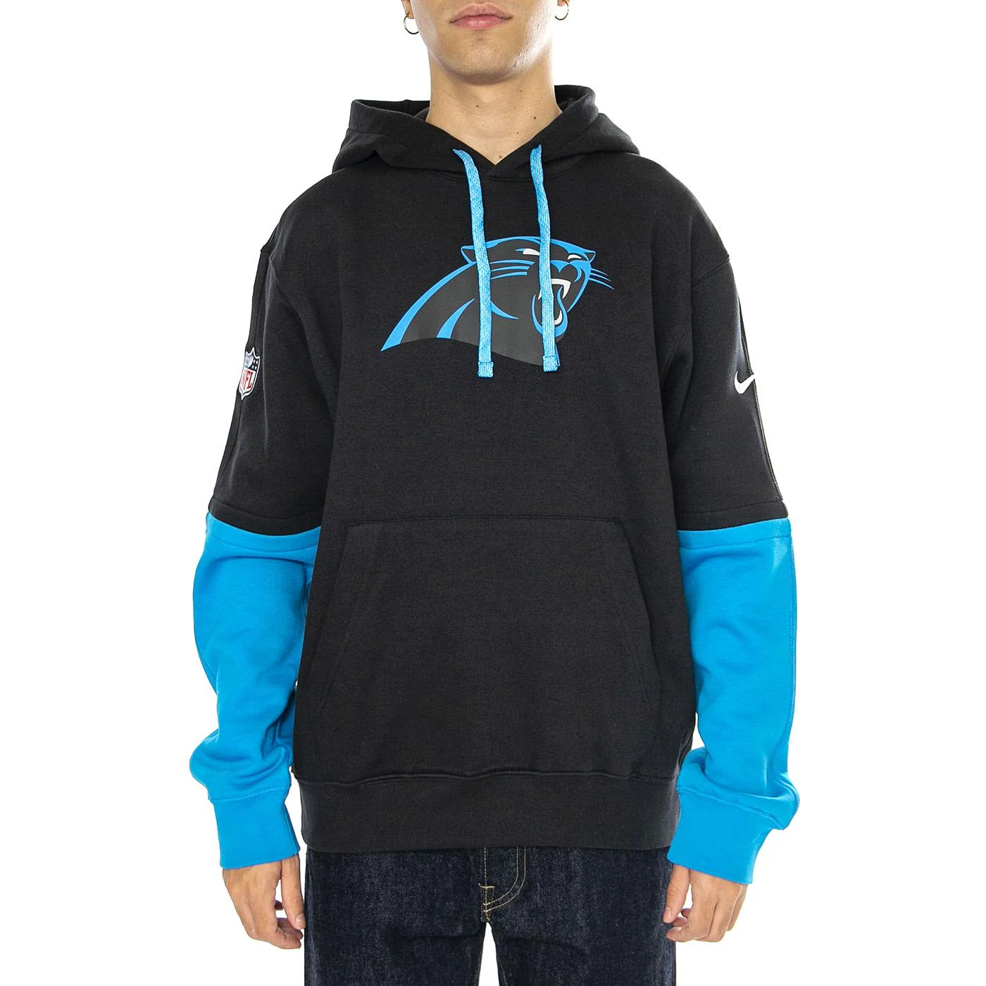 Nike Club Hoodie Black / Multi - Felpa Uomo Nera Uomo NIKE - Image 2