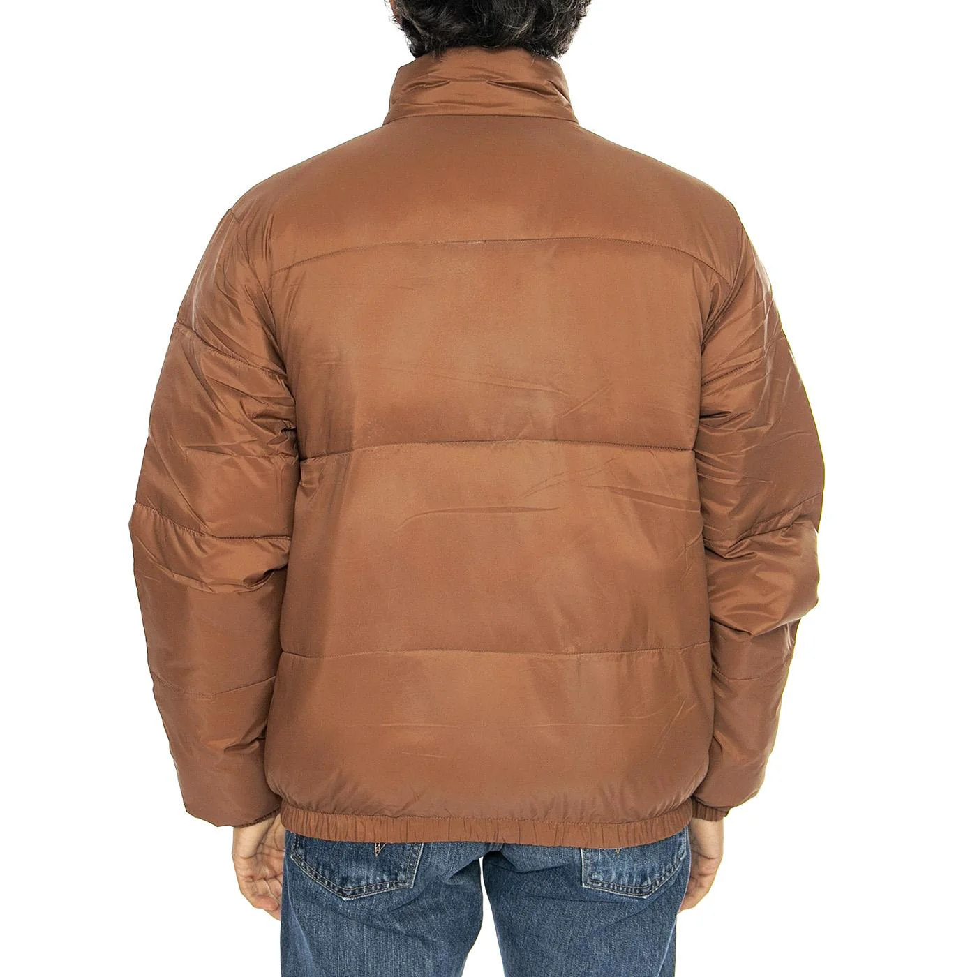 Benny Puffer Jacket Burl Wood Multi - Giacca Reversibile Uomo Multicolore Uomo OBEY - Image 3