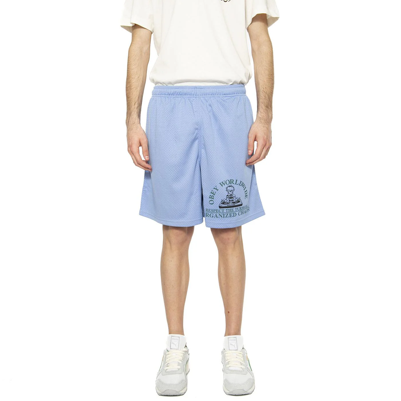 Big Wig Vero Mesh Short - Bermuda Uomo Blu Uomo OBEY - Image 2