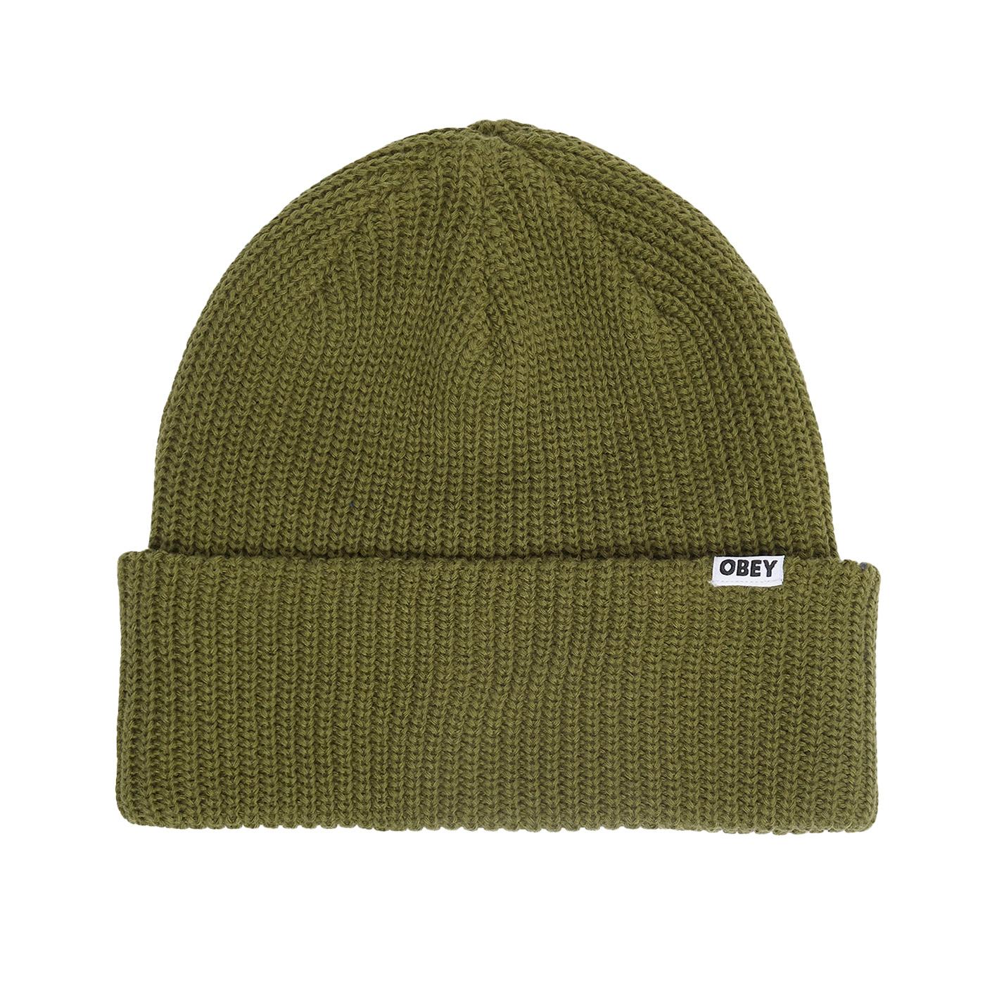 Bold Organic Beanie Army - Berretto in Maglia Verde Uomo OBEY