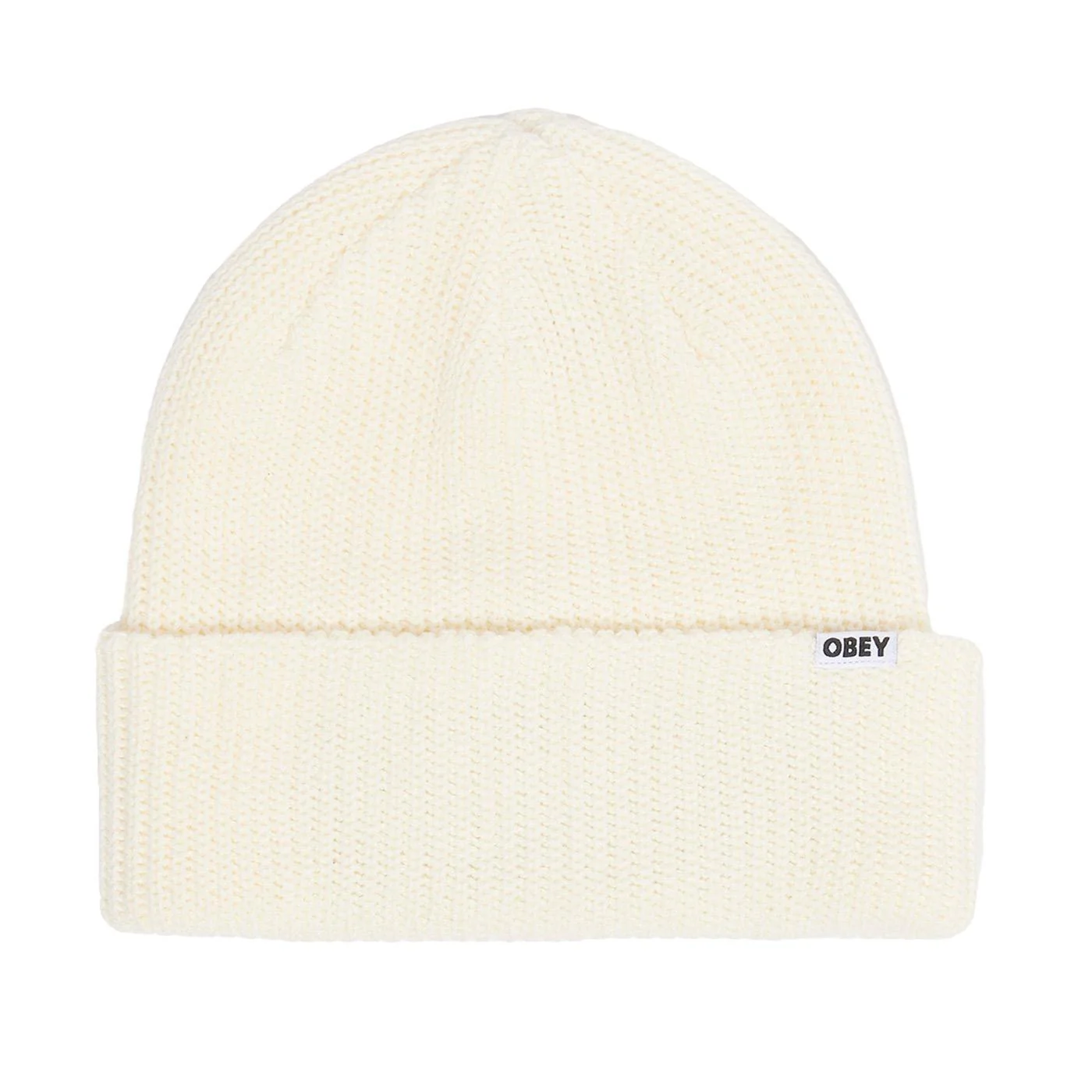 Bold Organic Beanie Unbleached - Berretto in Maglia Bianco  Uomo OBEY