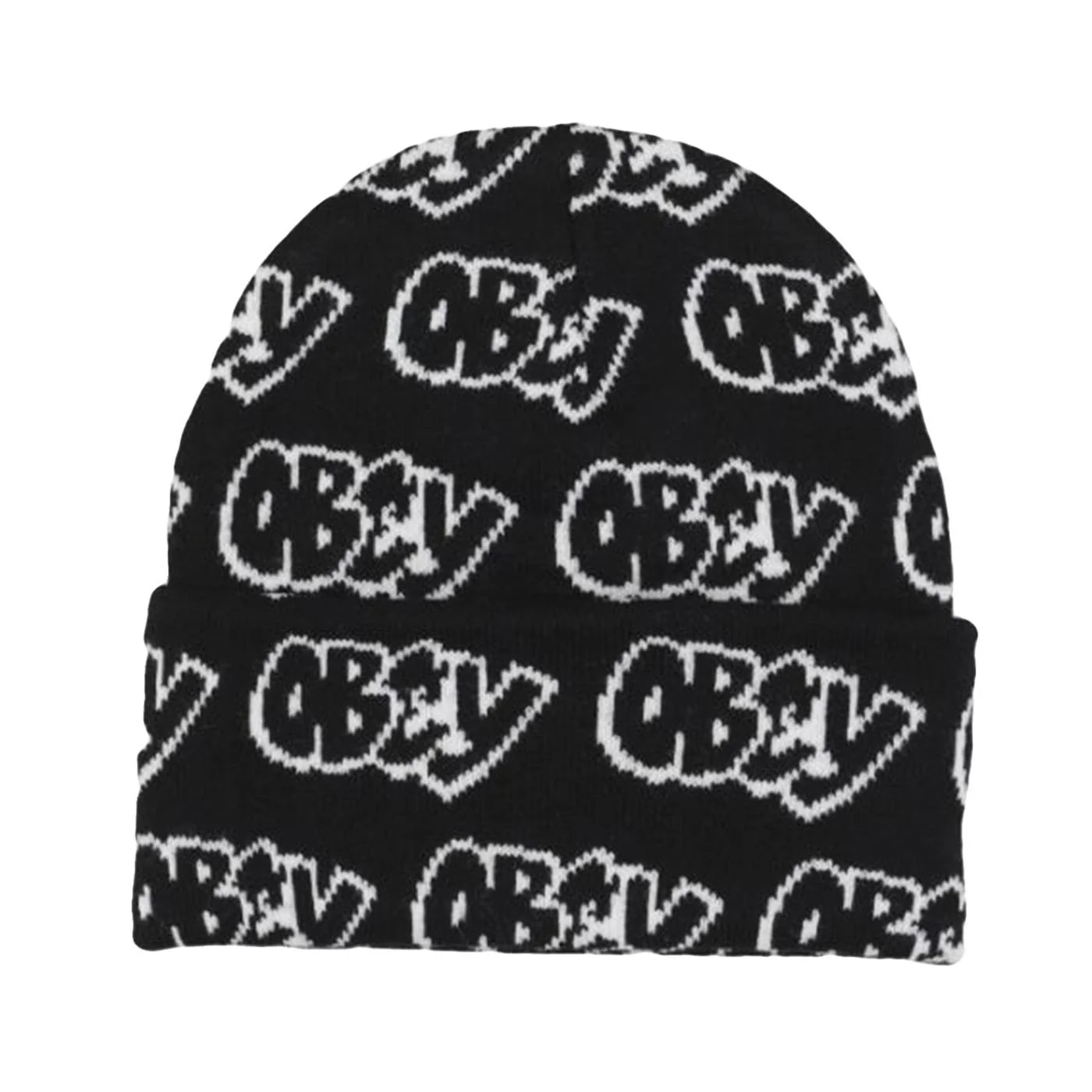 Good Times Beanie Black Multi - Berretto in Maglia Rasata Nero / Mulricolore ACCESSORI OBEY