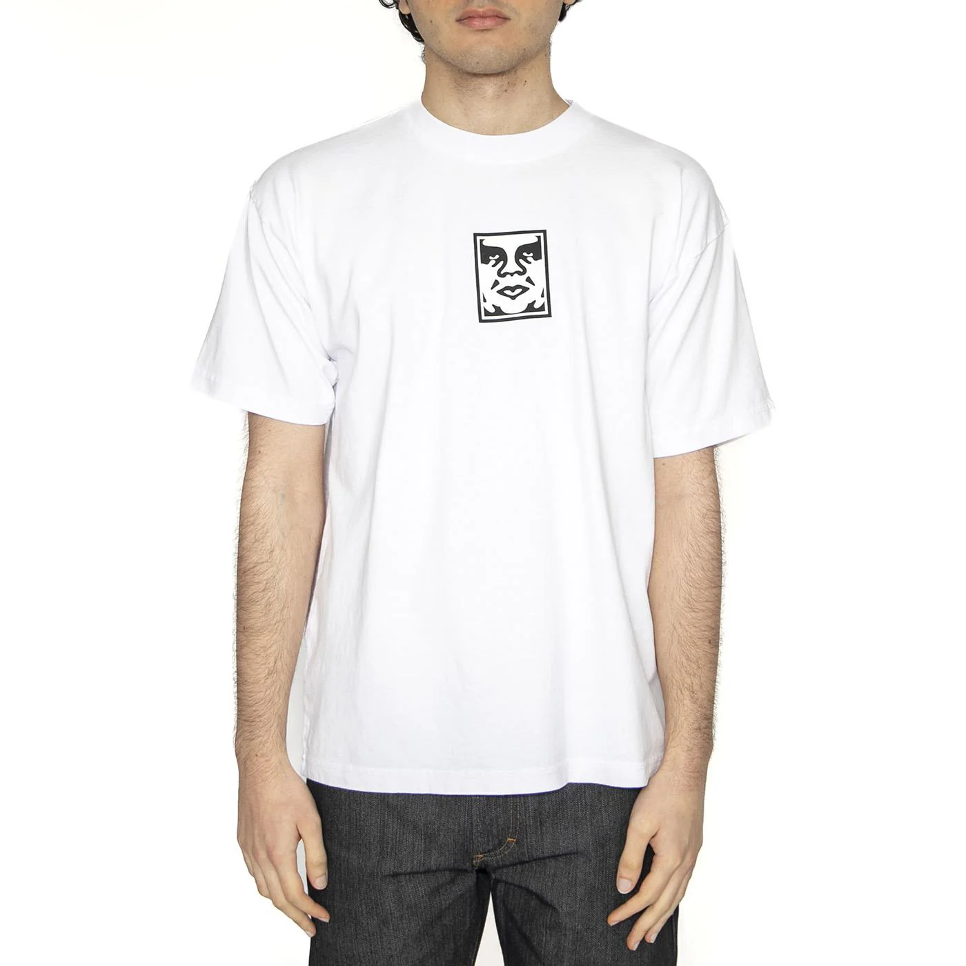 Icon Heavyweight Tee White - Maglietta Girocollo Uomo Bianca  Uomo OBEY - Image 2