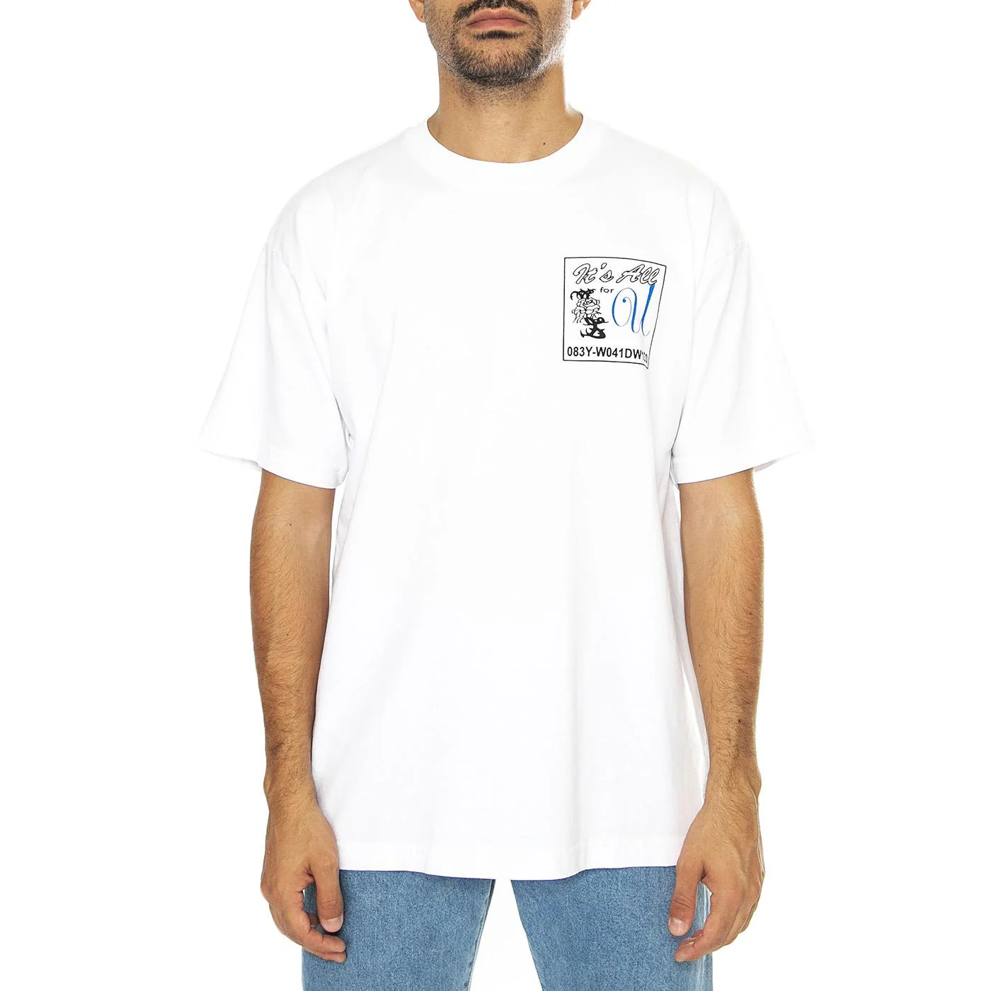It's All For You Heavy Weight Tee White - Maglietta Girocollo Uomo Bianca  Uomo OBEY - Image 2