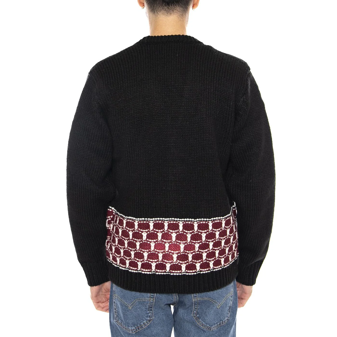 Kei Cardigan Black / Multi -- Cardigan Uomo Nero / Multicolore  Uomo OBEY - Image 3
