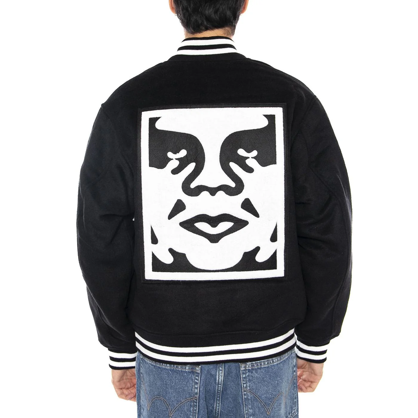 League Icon Jacket - Giacca Uomo Nera  Uomo OBEY - Image 3