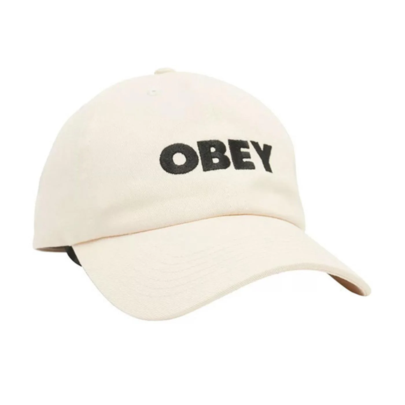 Obey Bold Peace Sign Strapback - Cappellino con Visiera Beige  ACCESSORI OBEY