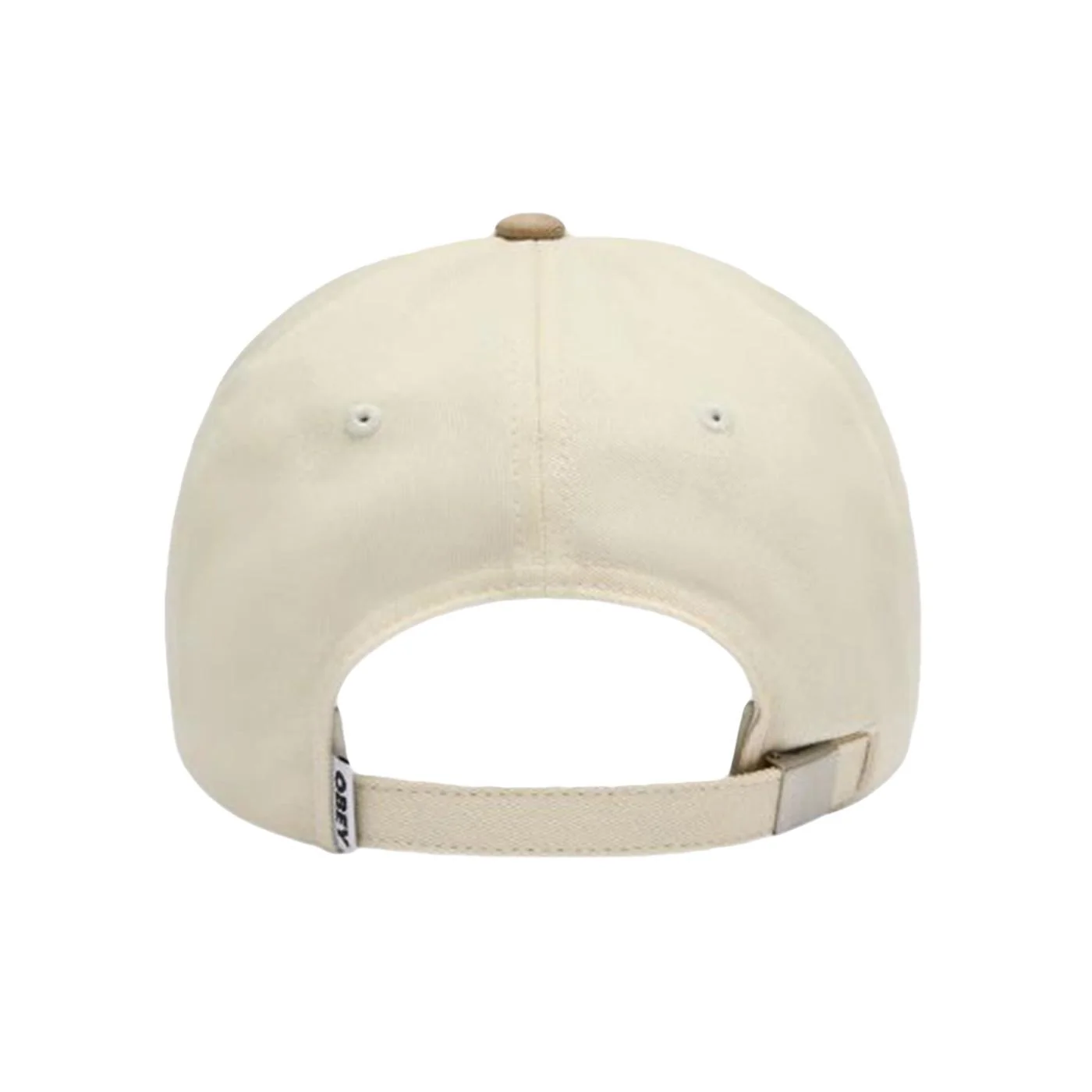 Obey Design Studios 5 Panel Strapback Pale Khaki Multi - Cappellino con Visiera Beige  ACCESSORI OBEY - Image 2