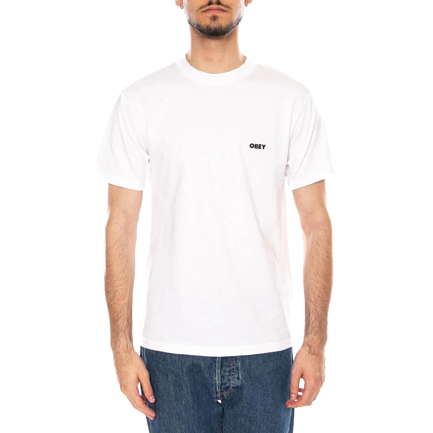 OBEY EXCLAMATION TEE - Maglietta Girocollo Uomo Bianca  Uomo OBEY - Image 2