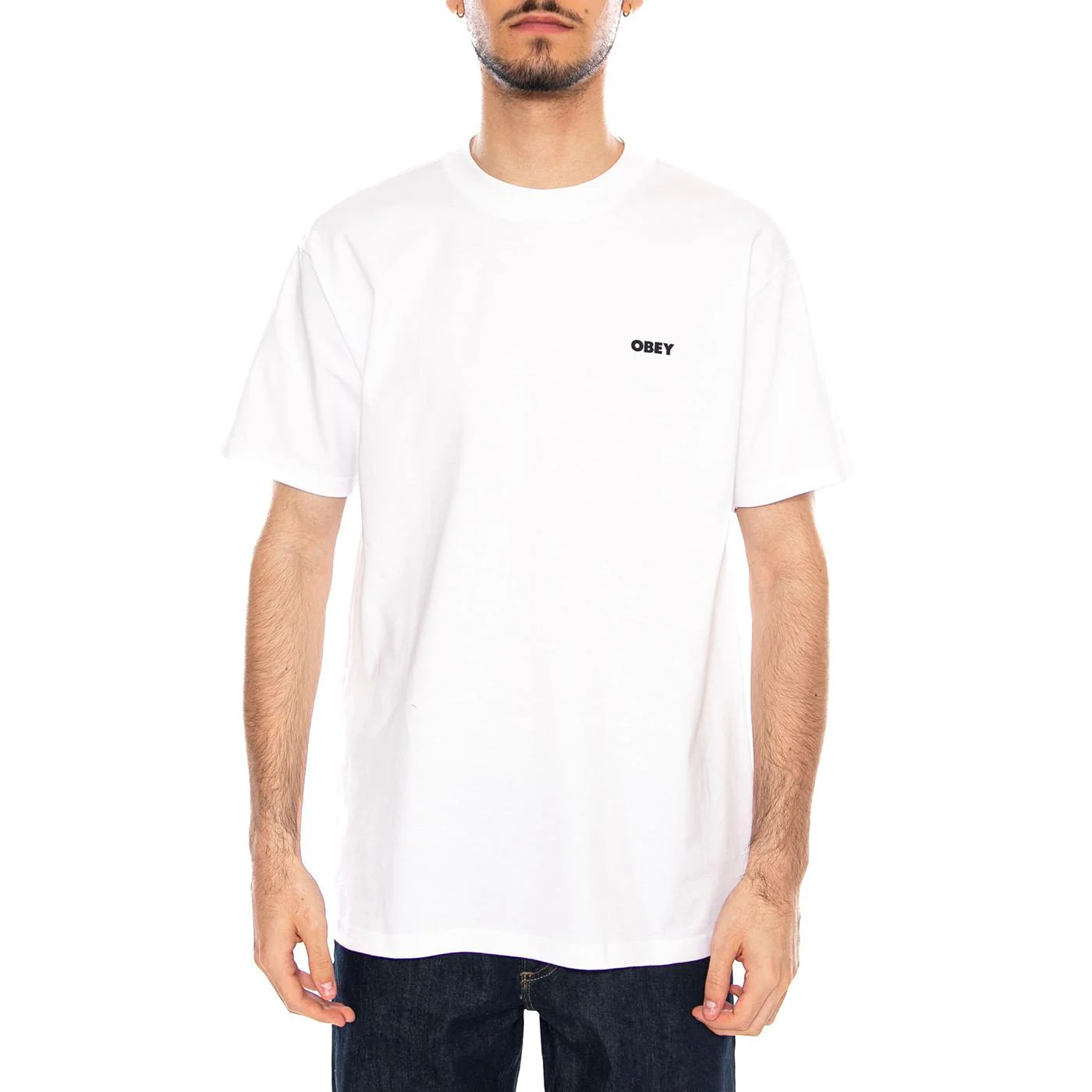 OBEY IN BLOOM TEE - Maglietta Girocollo Uomo Bianca  Uomo OBEY - Image 2