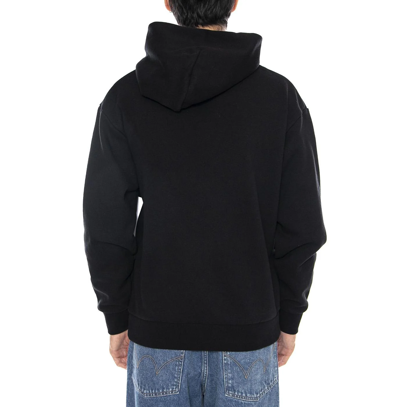 OBEY Warhole Fleece Black - Felpa con Cappuccio Uomo Nera  Uomo OBEY - Image 3