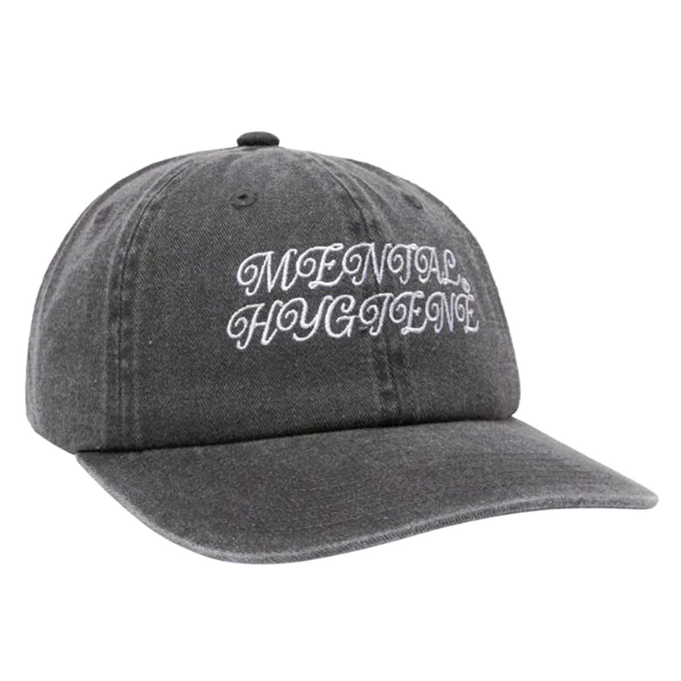Pigment Mental 6 Panel Strapback Pigment Black - Cappellino con Visiera Nero ACCESSORI OBEY