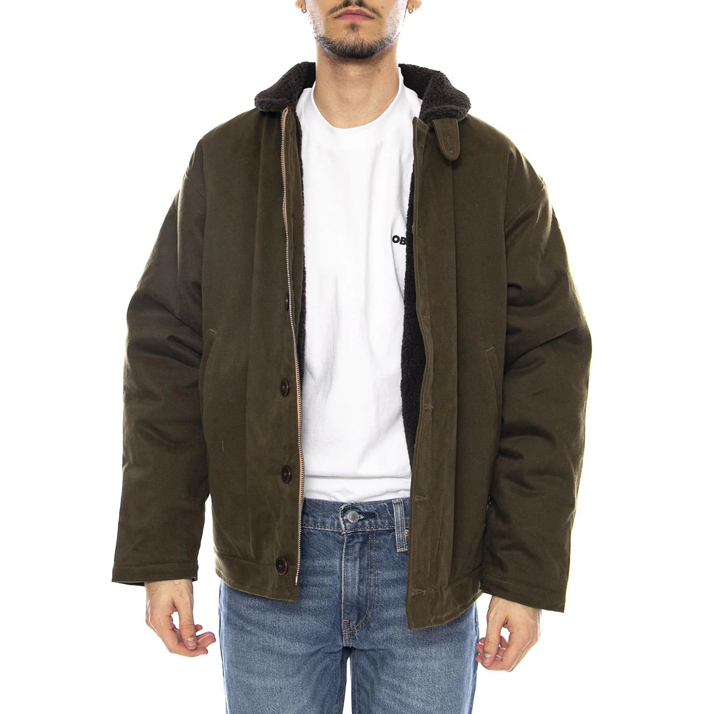 Mermoz Jacket -- Giacca Uomo Kaki Uomo OLOW - Image 2