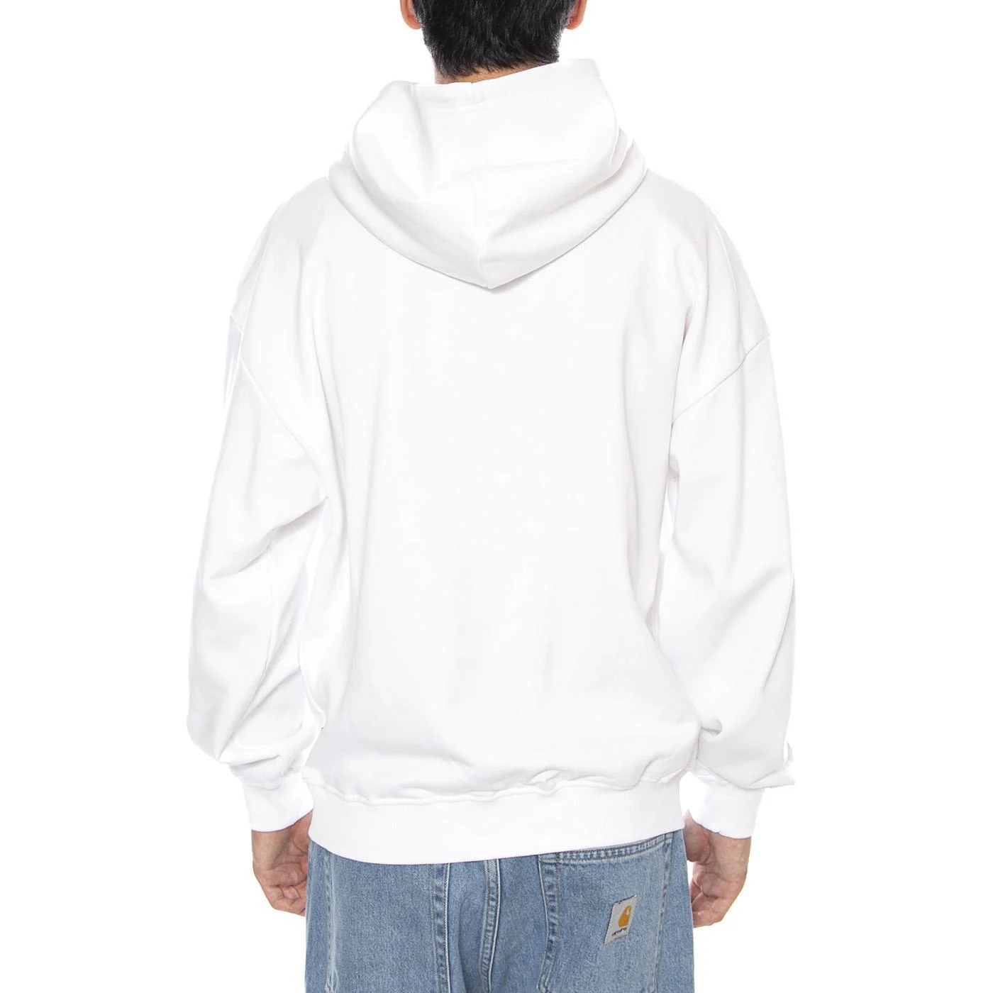 BANKSY VTG Hoodie VD Bright White Airstrike - Felpa con Cappuccio Uomo Bianca Uomo ONLY & SONS - Image 3