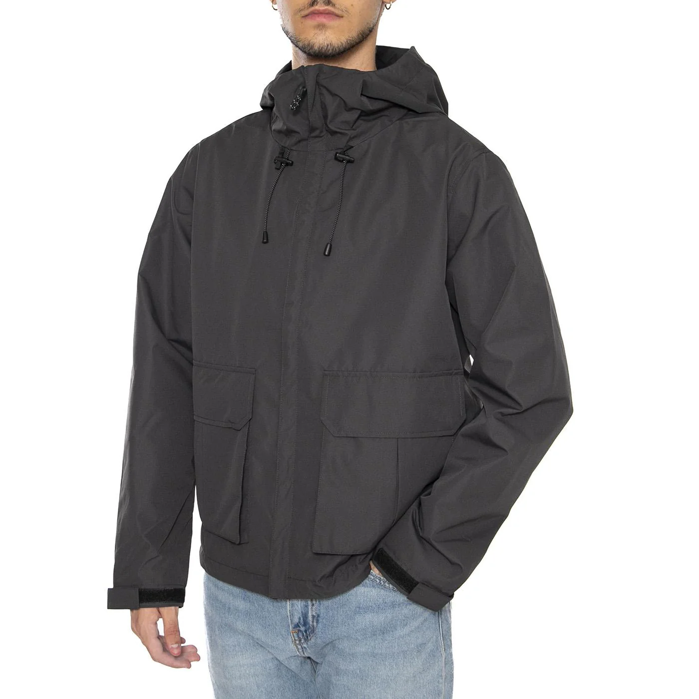 Donny Life Wr Jacket OTW Phantom - Giacca con Cappuccio Uomo Grigia Uomo ONLY & SONS - Image 2