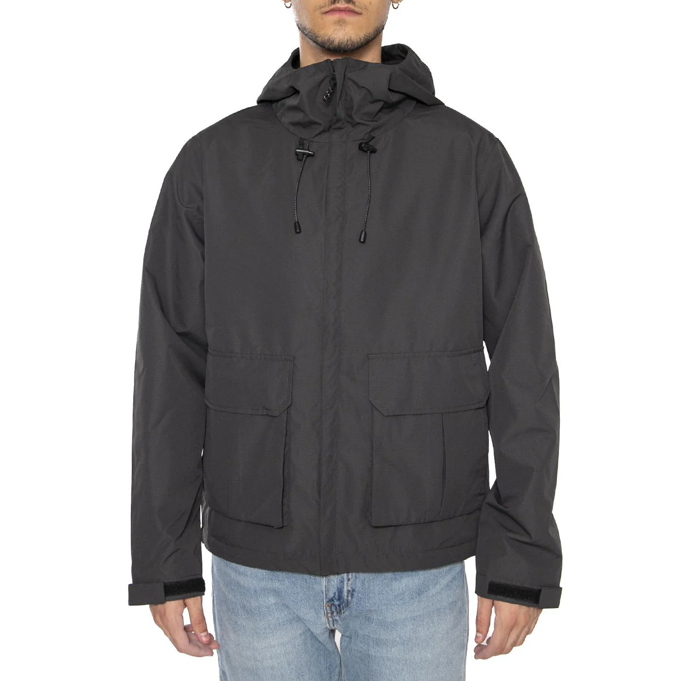 Donny Life Wr Jacket OTW Phantom - Giacca con Cappuccio Uomo Grigia Uomo ONLY & SONS - Image 3