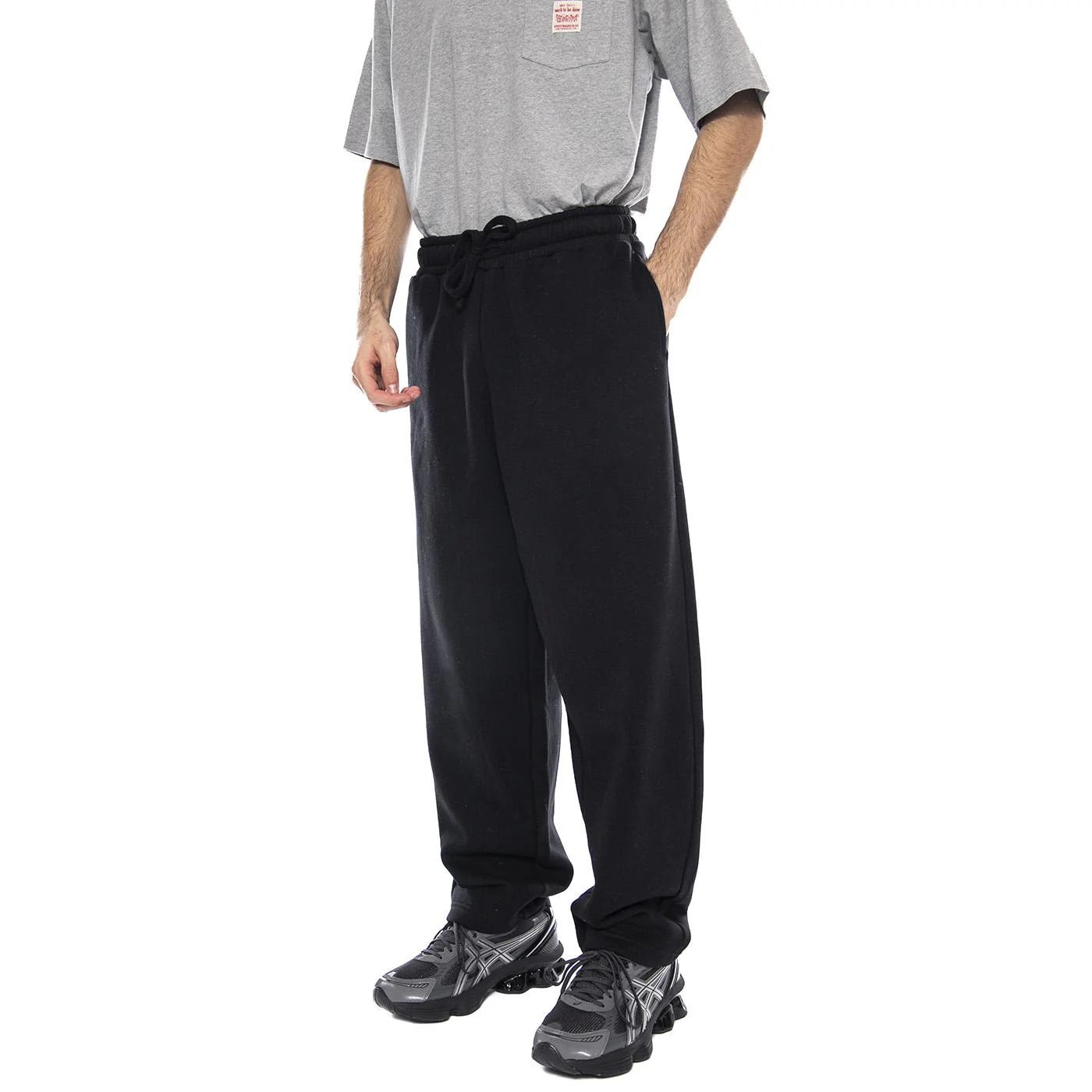 Only&Sons Pantalone Di Tuta Ceres Largo - Pantaloni Uomo Neri Uomo ONLY & SONS