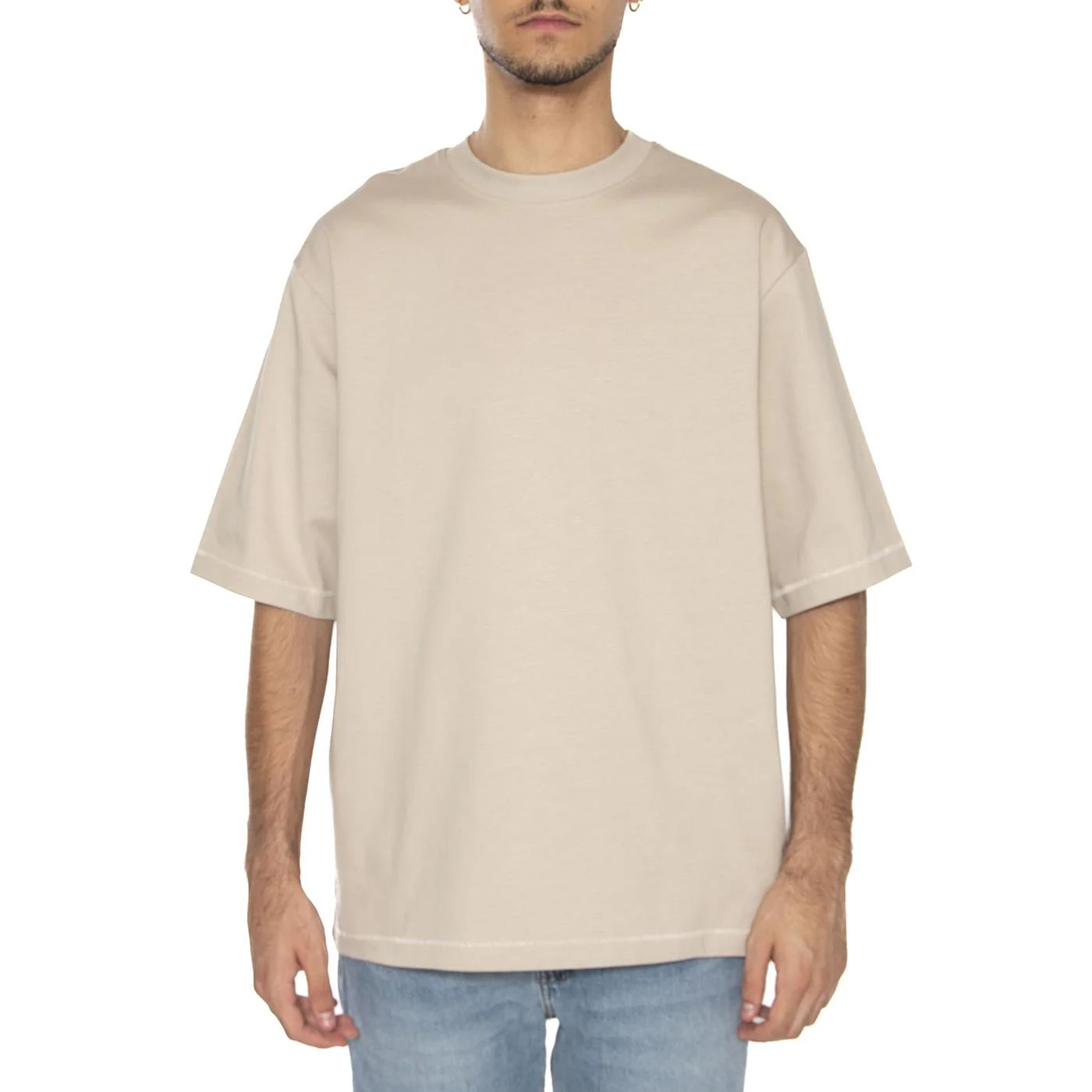 Ons Millenium Ova Tee Beige - Maglietta Girocollo Uomo Beige Uomo ONLY & SONS - Image 3