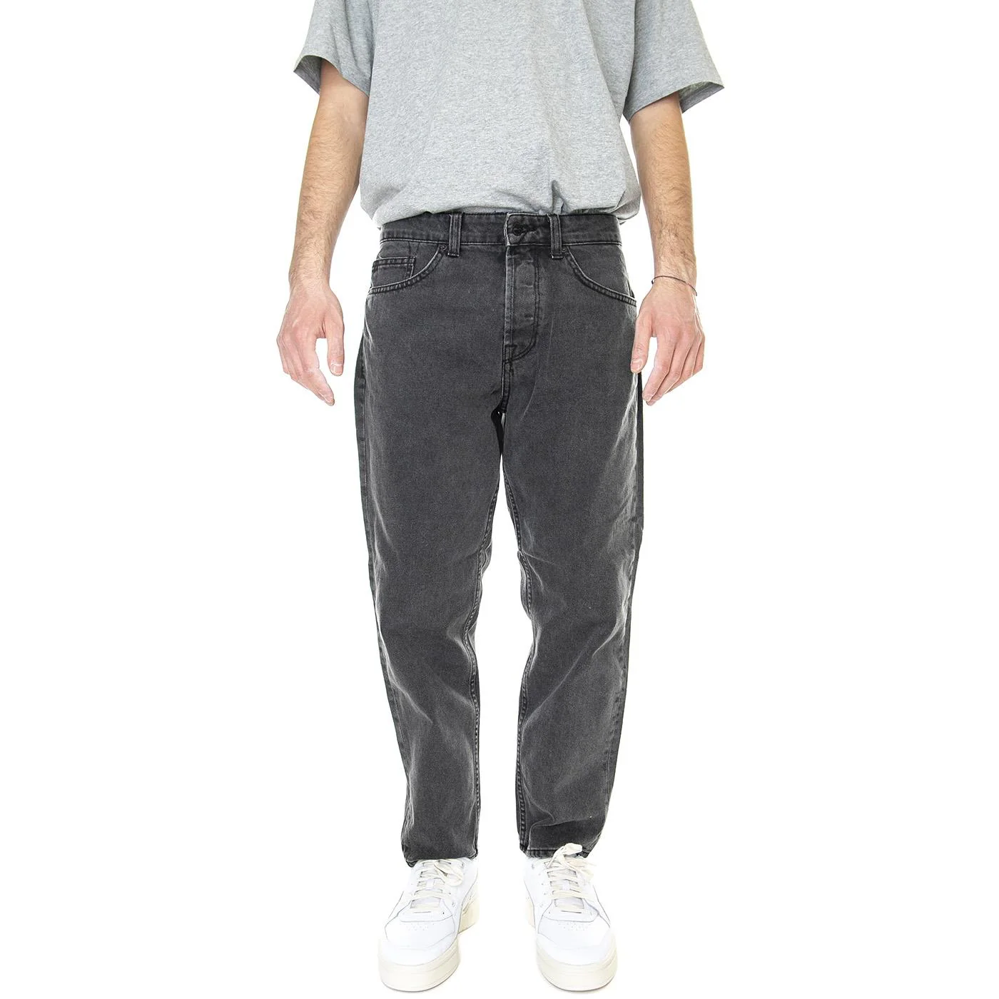 Onsavi Beam Crop Black Wash PK 2852 Noos Black Denim - Pantaloni Denim Jeans Uomo Neri Uomo ONLY & SONS - Image 2