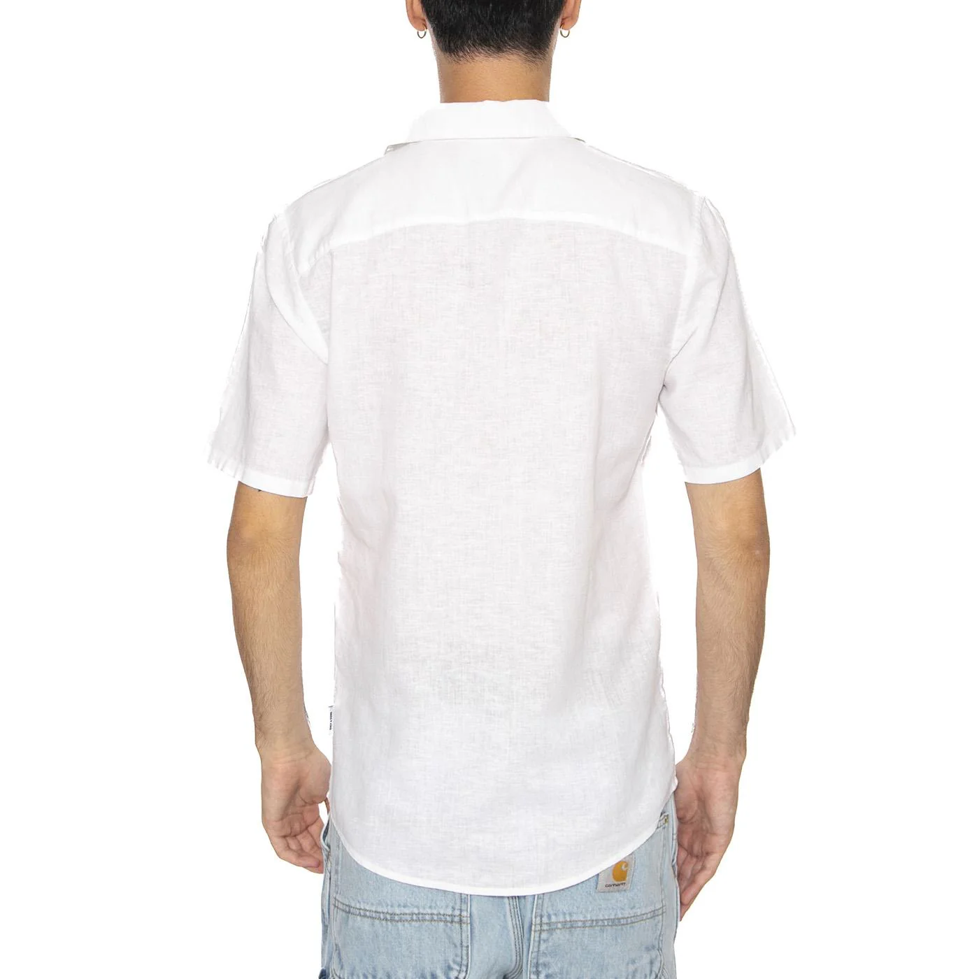 Onscaiden Life Solid Resort White - Camicia Mancihe Corte Uomo Bianca Uomo ONLY & SONS - Image 4