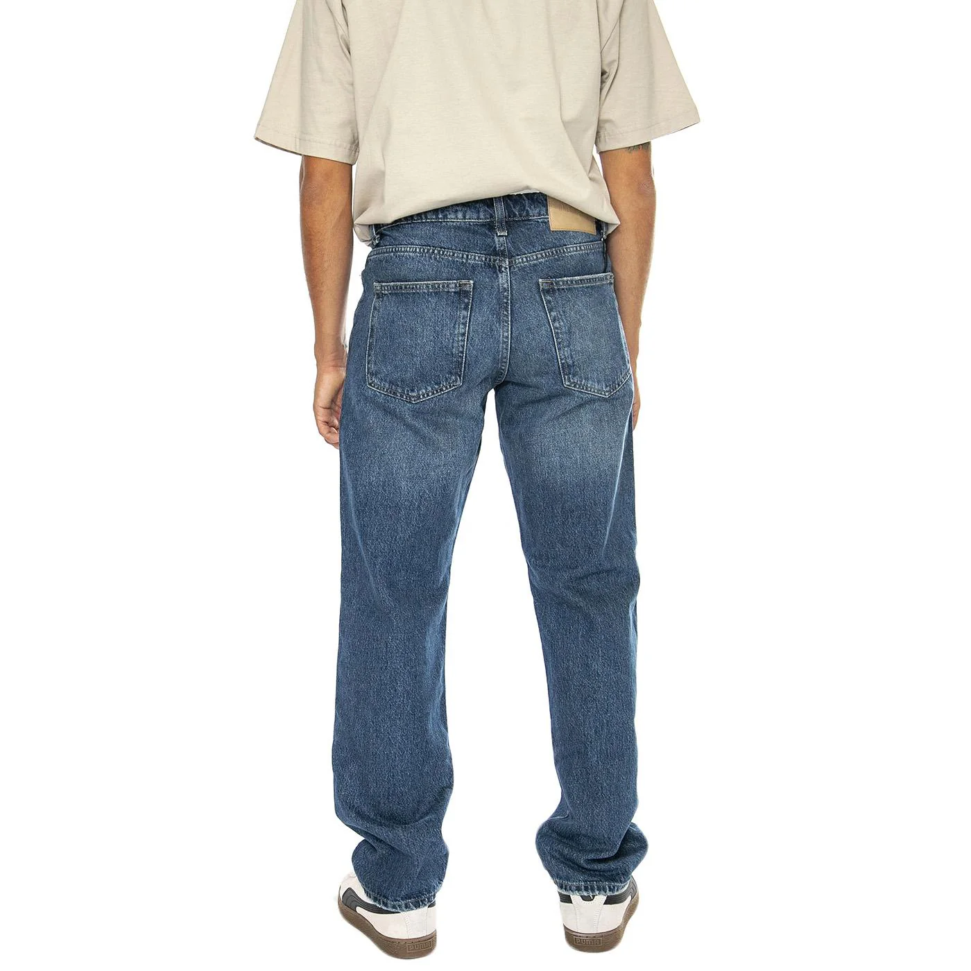 Onsedge Straight Dark Blue Denim - Pantaloni Denim Jeans Uomo Blu  Uomo ONLY & SONS - Image 3