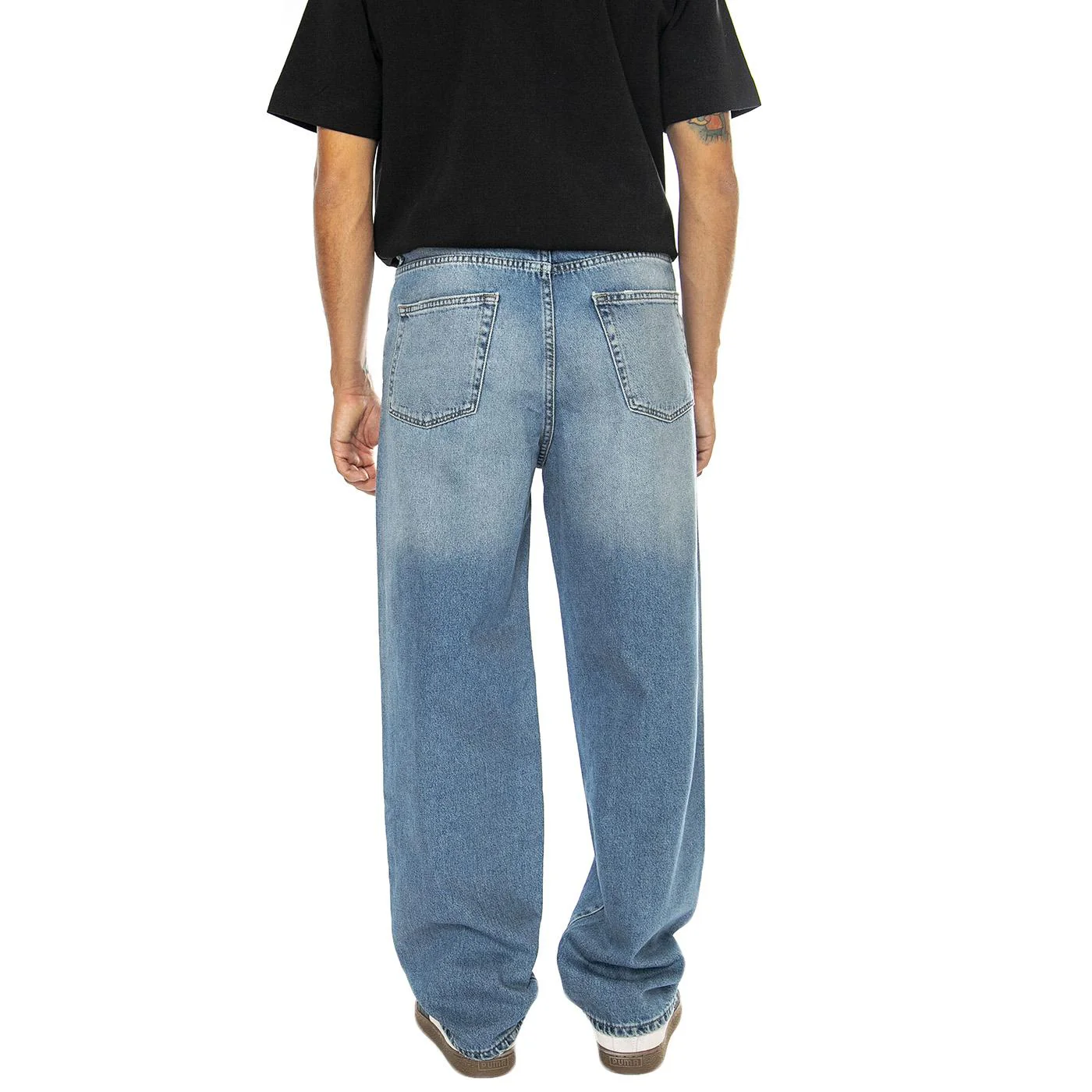 ONSFADE LOOSE MEDIUM BLUE DENIM - Pantaloni Denim Jeans Uomo Blu Uomo ONLY & SONS - Image 4