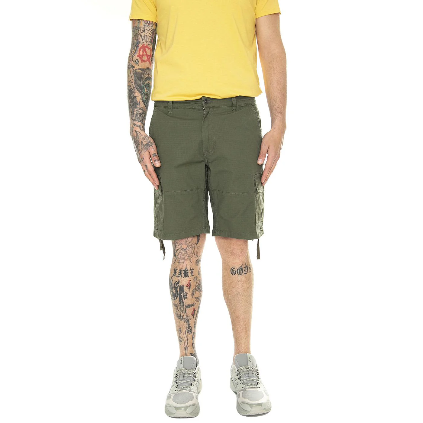 Onsray Life 0020 Ribstop Cargo Shorts CS Olive Night - Bermuda Uomo Verdi Uomo ONLY & SONS - Image 2