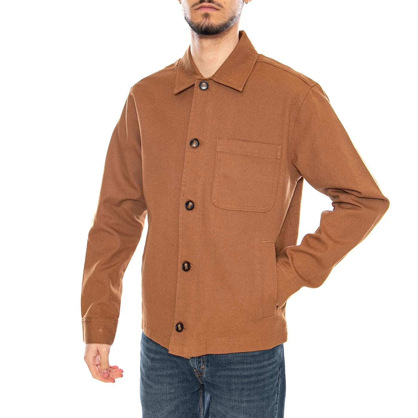 ONSRONNIE Toasted Coconut - Camicia Uomo Marrone Uomo ONLY & SONS