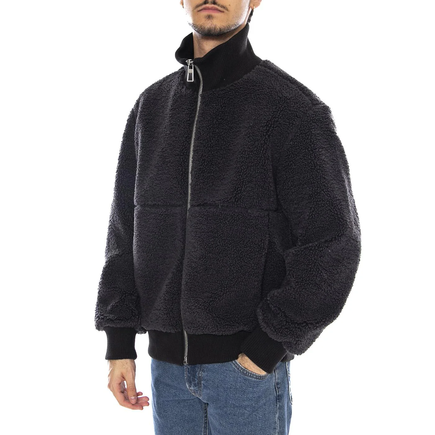 Ray Sherpa Jacket OTW Phantom - Giacca Uomo Grigia Uomo ONLY & SONS