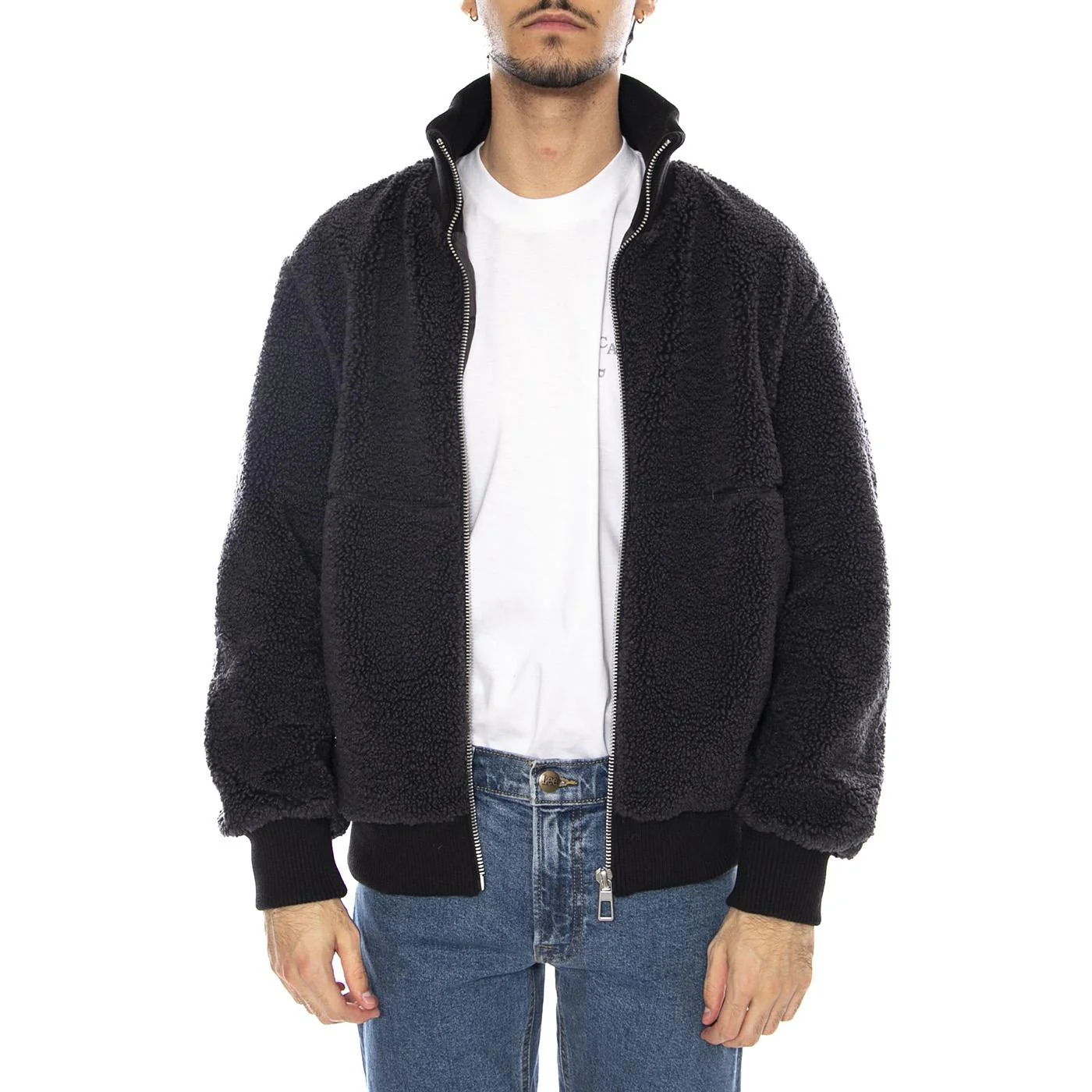Ray Sherpa Jacket OTW Phantom - Giacca Uomo Grigia Uomo ONLY & SONS - Image 2