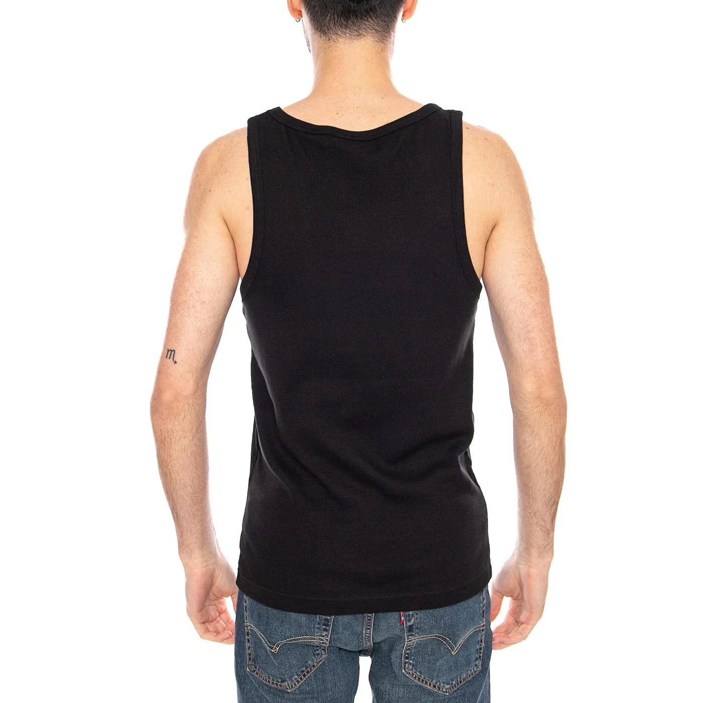 Tanner Reg SL Tank Top Noos Black - Canotta Uomo Nera  Uomo ONLY & SONS - Image 3