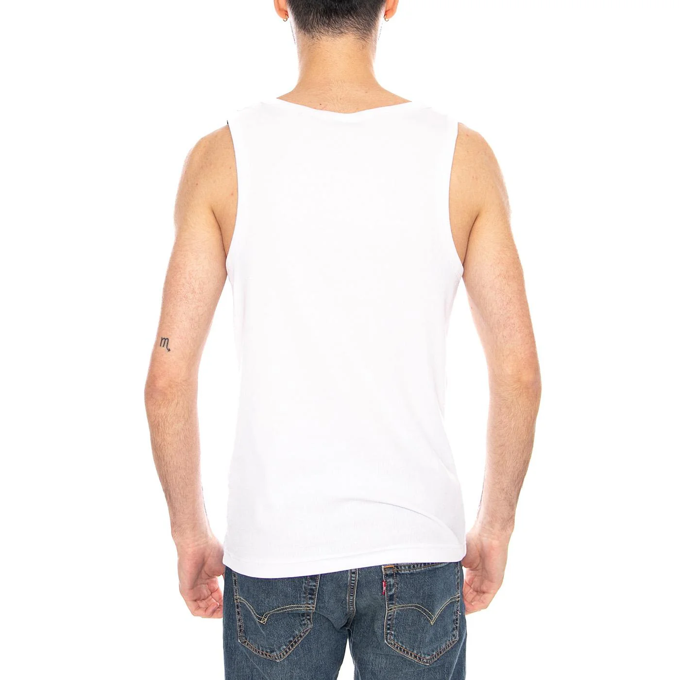 Tanner Reg SL Tank Top Noos White - Canotta Uomo Bianca Uomo ONLY & SONS - Image 3