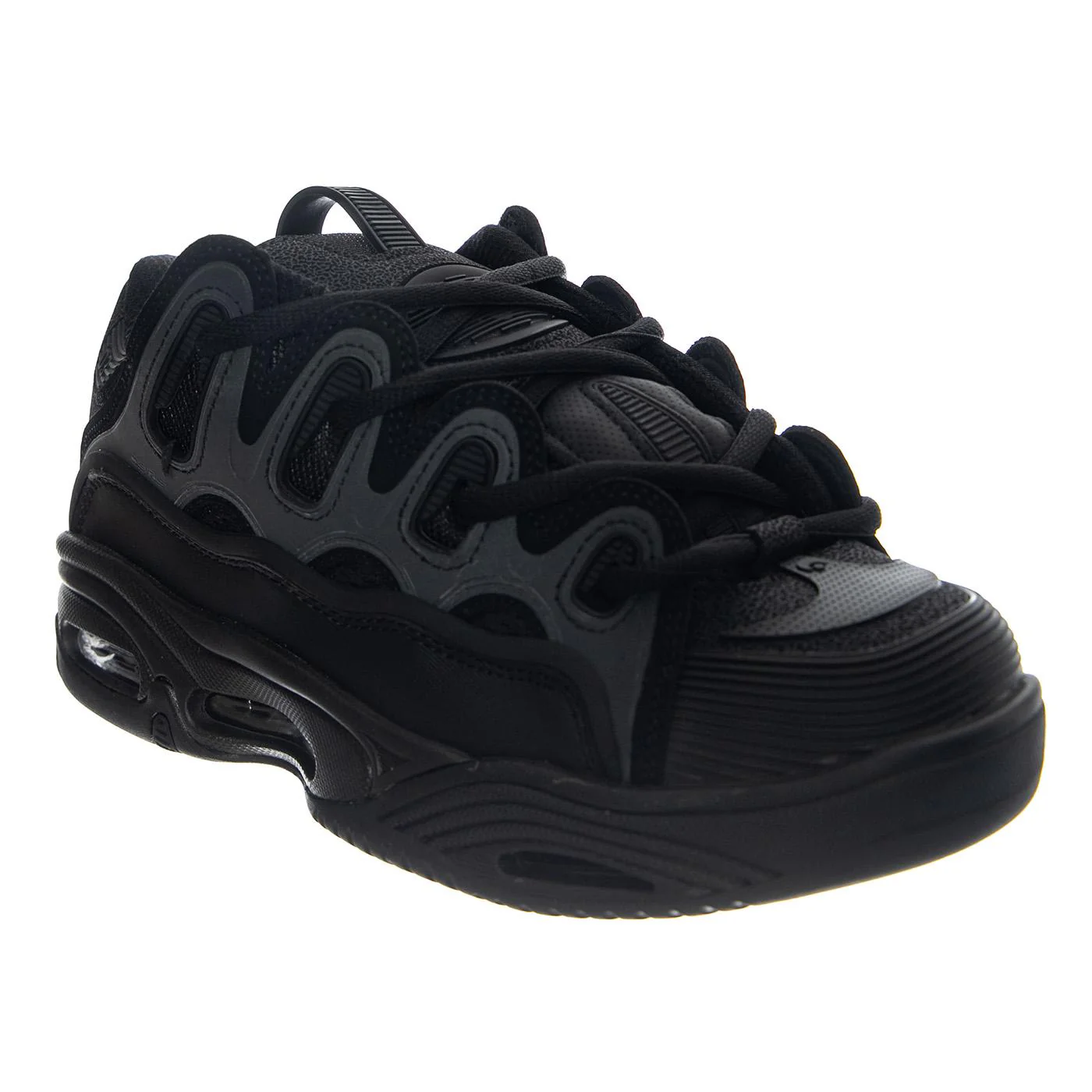 D3 2001 (25th) Footwear Black/Black/Black - Scarpe Stringate Uomo Nera Uomo OSIRIS - Image 2