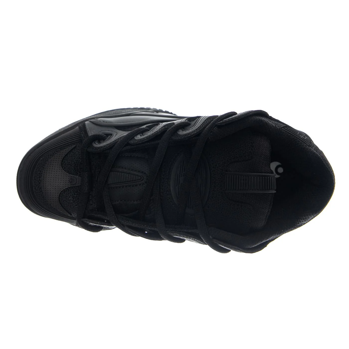 D3 2001 (25th) Footwear Black/Black/Black - Scarpe Stringate Uomo Nera Uomo OSIRIS - Image 7