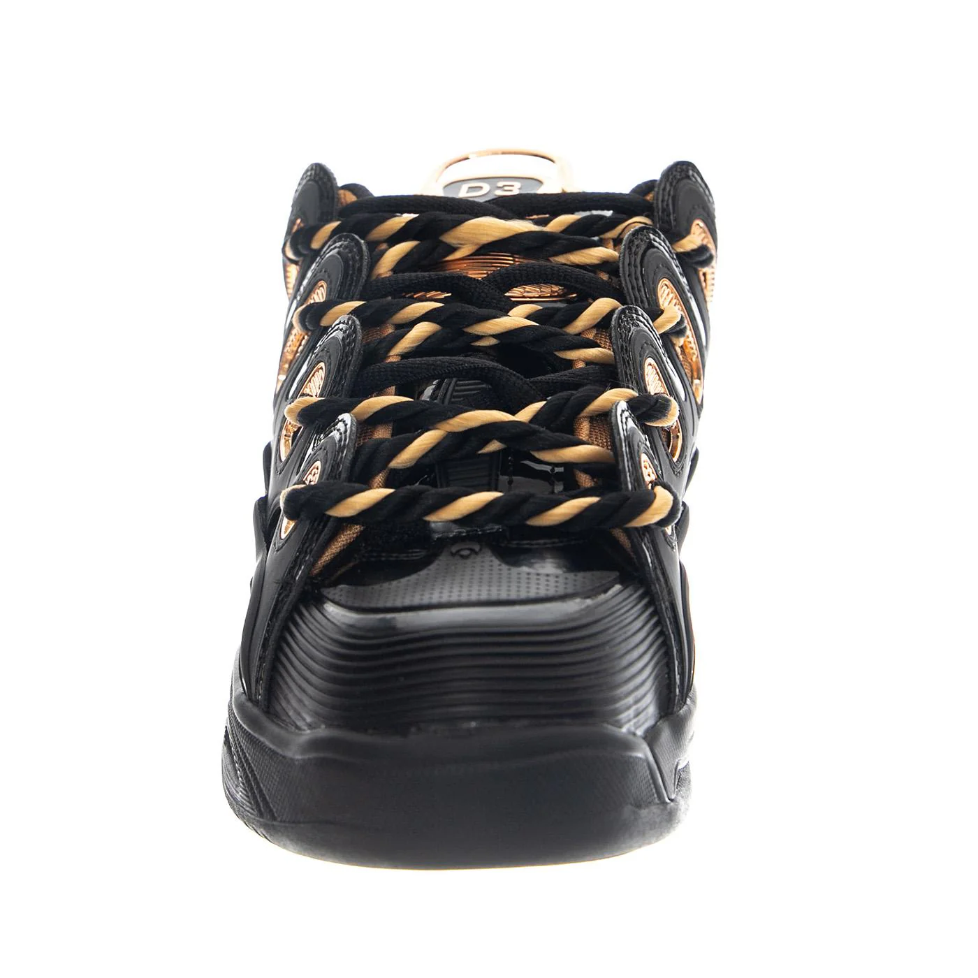 D3 2001 (25th) Footwear Black/Gold - Scarpe Stringate Uomo Nera Uomo OSIRIS - Image 3