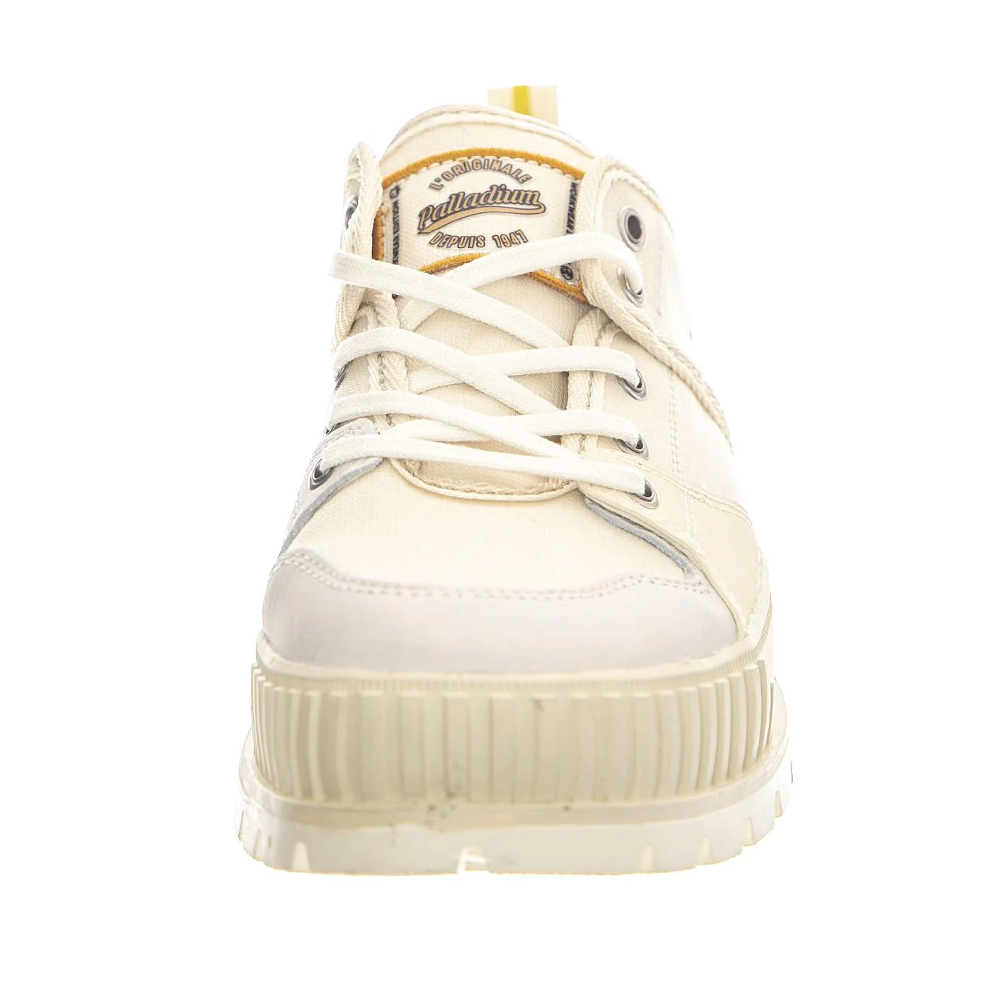 Pallashock Lo WW Cream White - Scarpe Profilo Basso Uomo Beige Uomo PALLADIUM - Image 3
