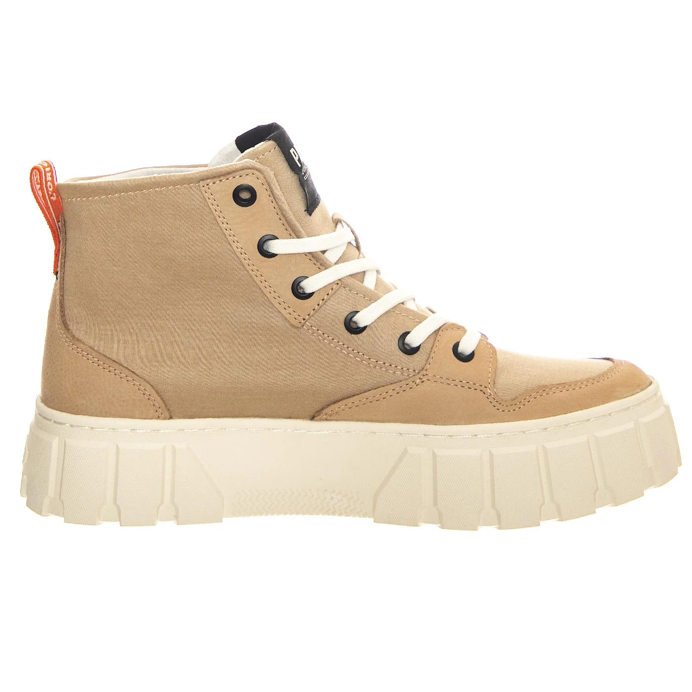 PALLATOWER HI NUDE DUST - Stivaletti Stringati Donna Beige  Donna PALLADIUM - Image 2