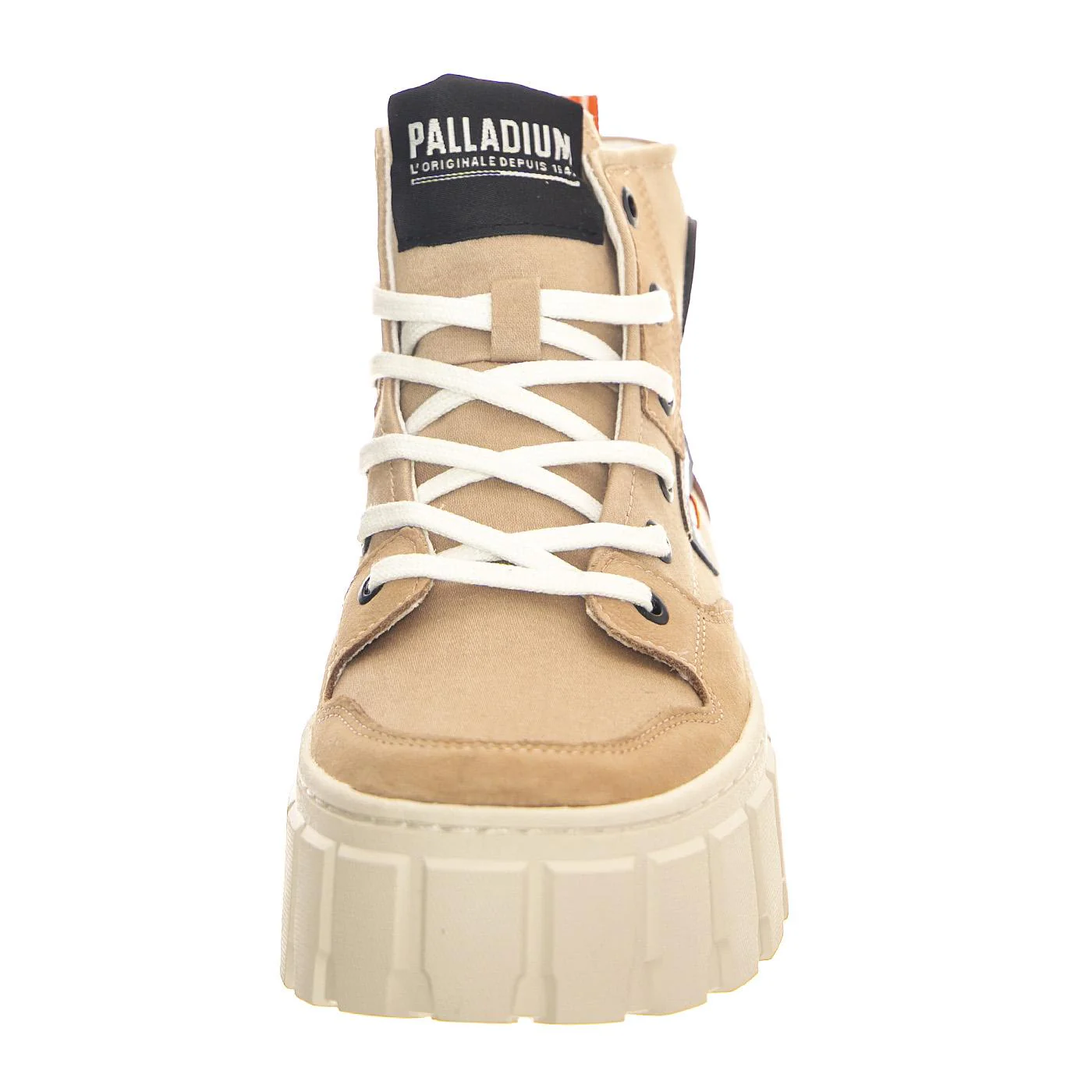 PALLATOWER HI NUDE DUST - Stivaletti Stringati Donna Beige  Donna PALLADIUM - Image 3